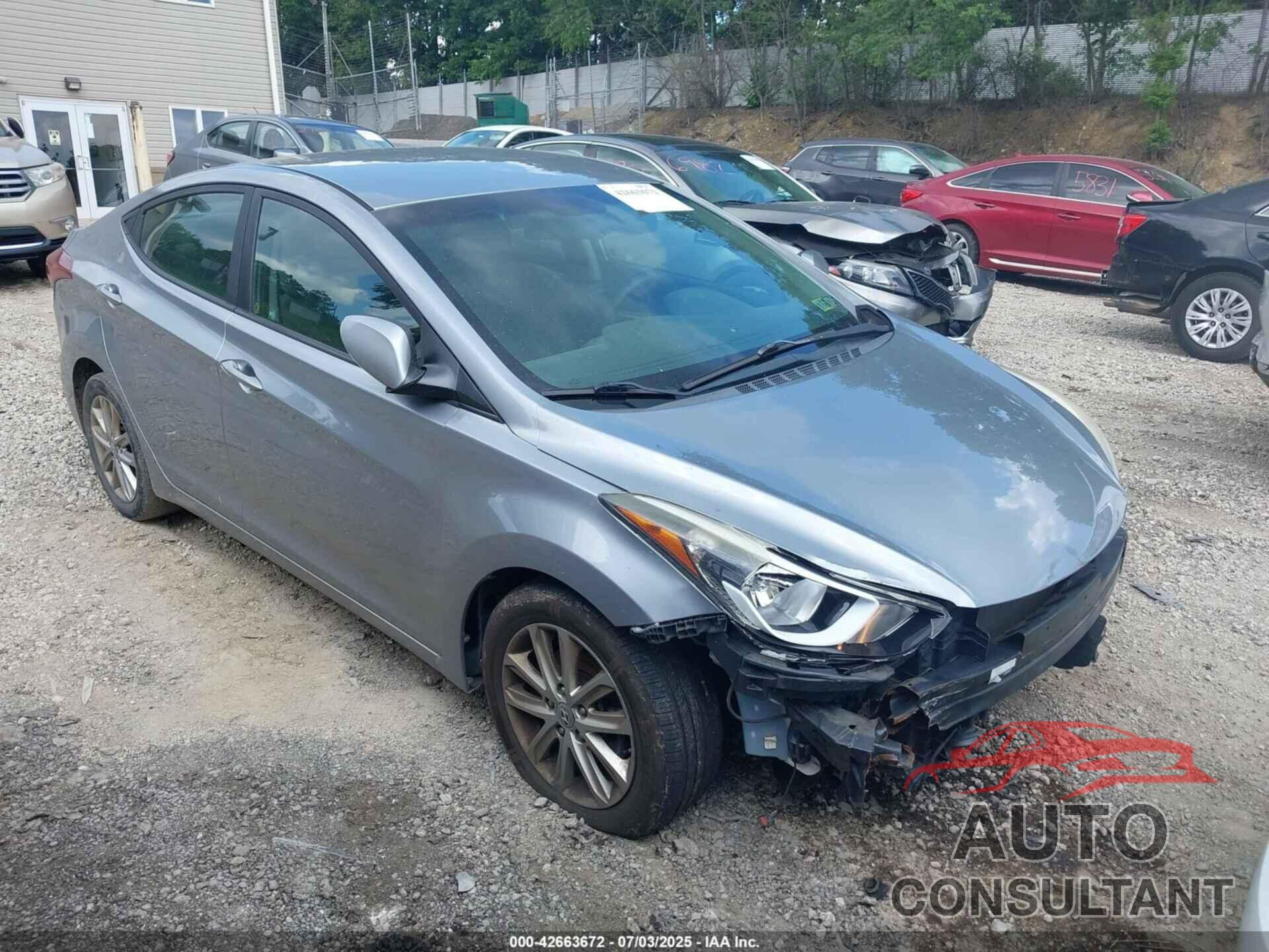 HYUNDAI ELANTRA 2015 - 5NPDH4AE0FH547342