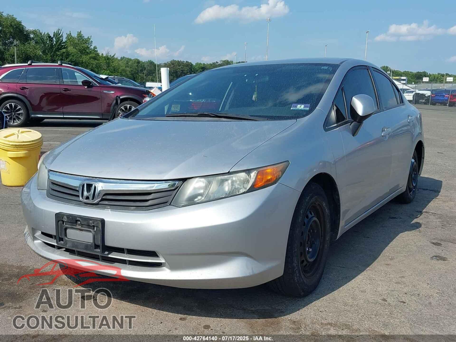 HONDA CIVIC 2012 - 2HGFB2F53CH590926