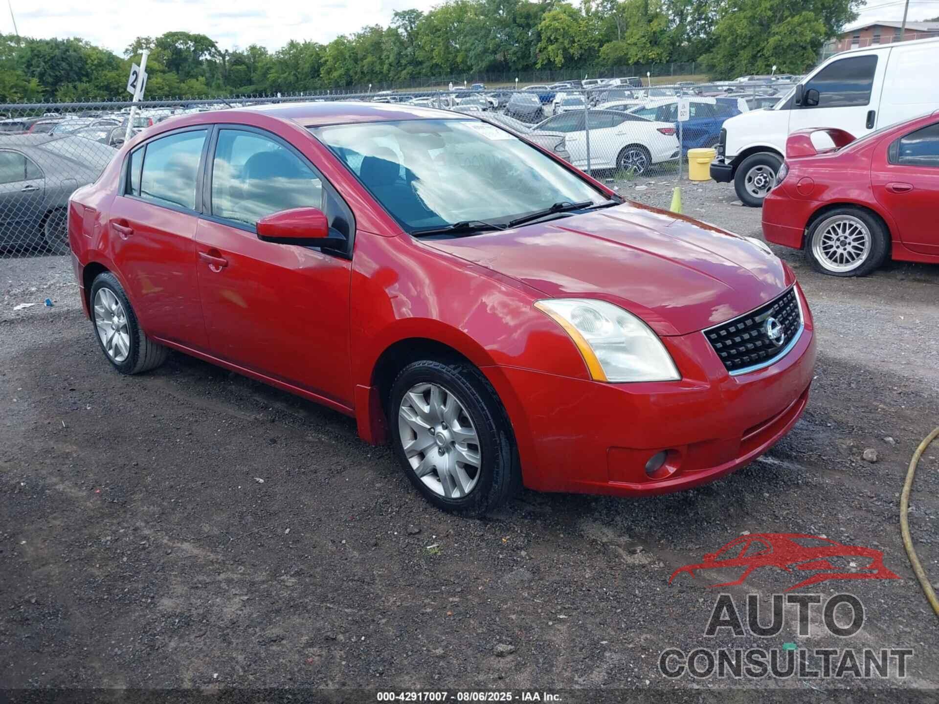 NISSAN SENTRA 2009 - 3N1AB61EX9L637721