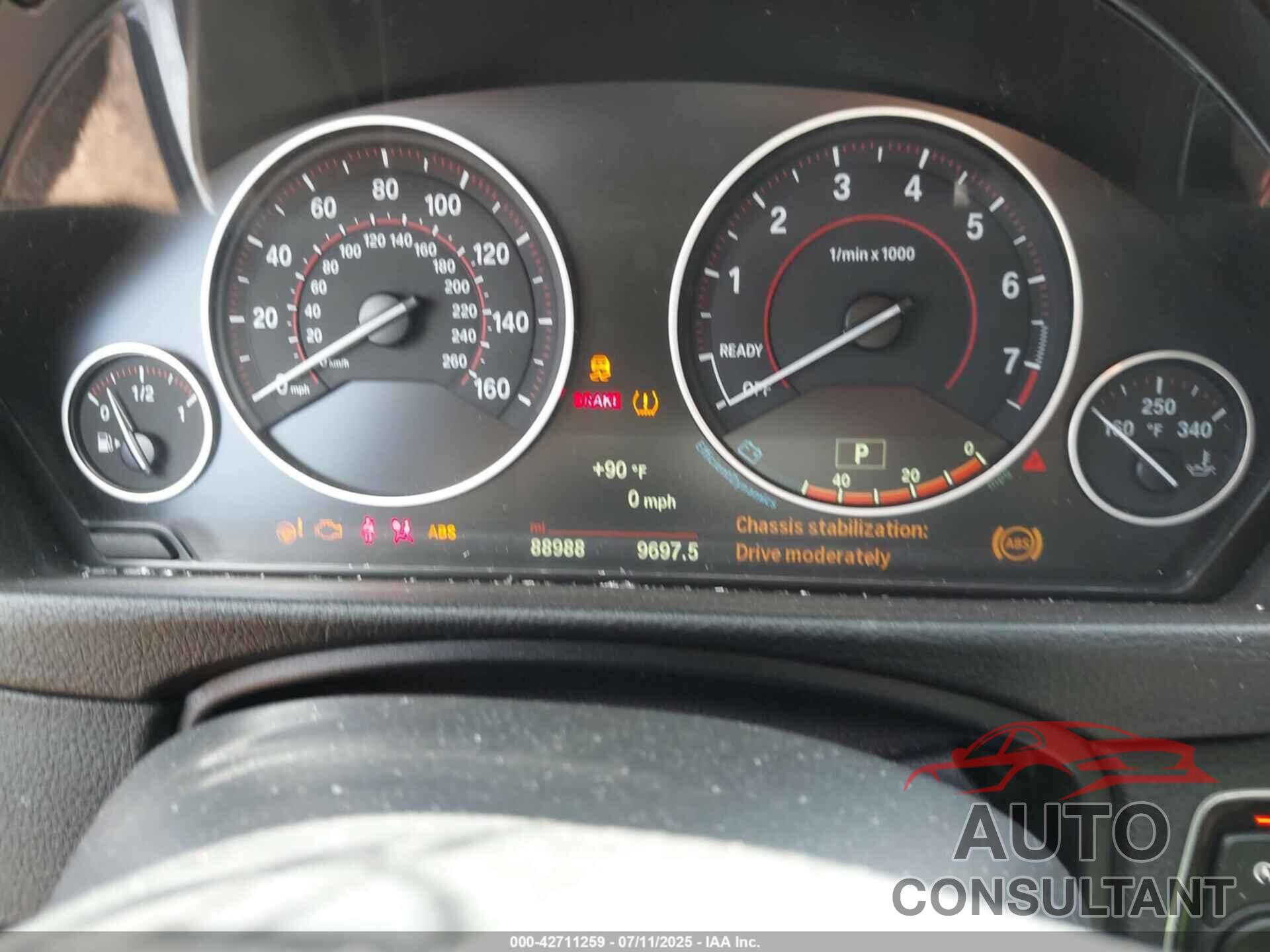 BMW 328I 2015 - WBA3B5G58FNS18055