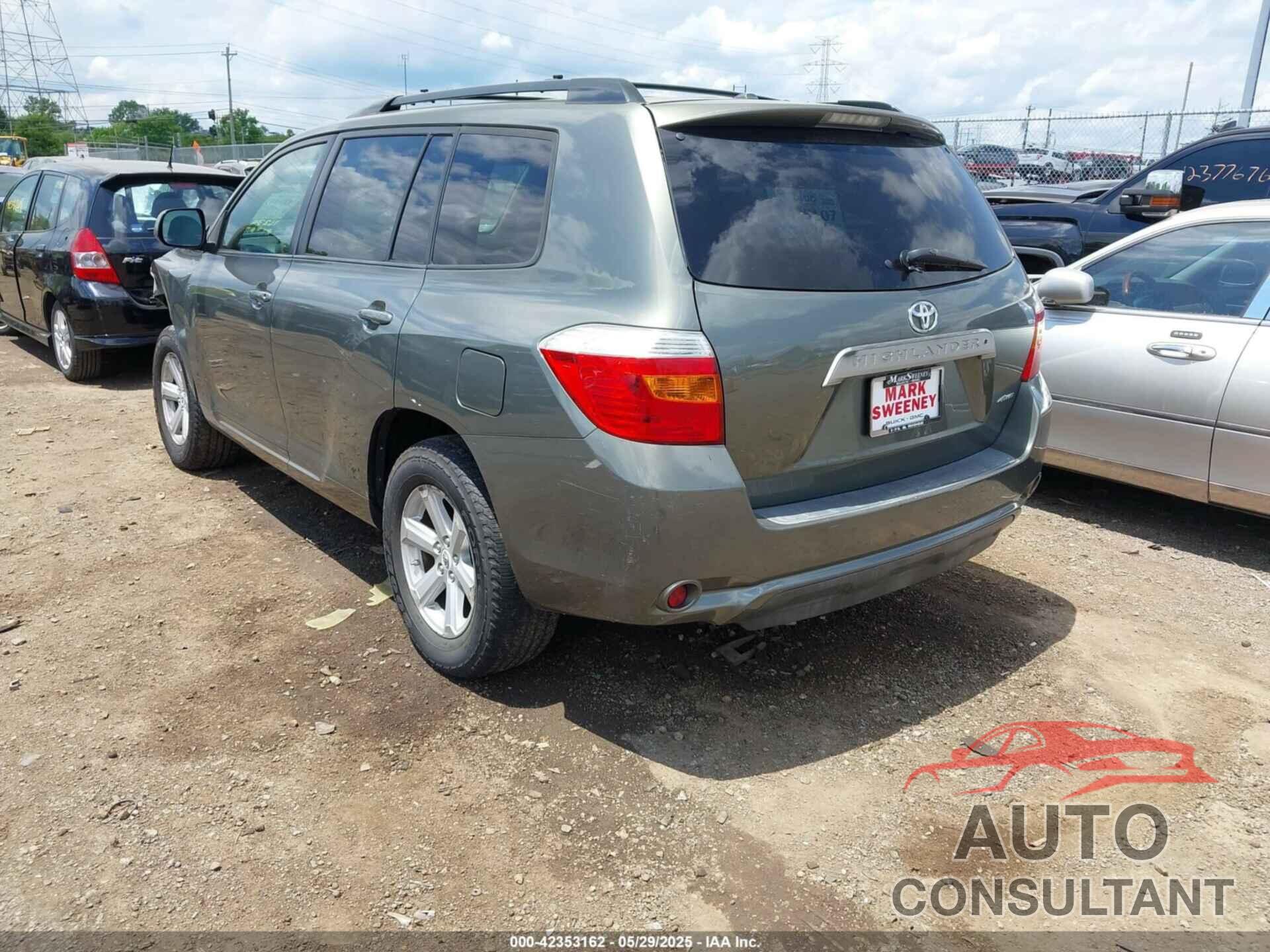 TOYOTA HIGHLANDER 2010 - 5TDJK3EH8AS020087