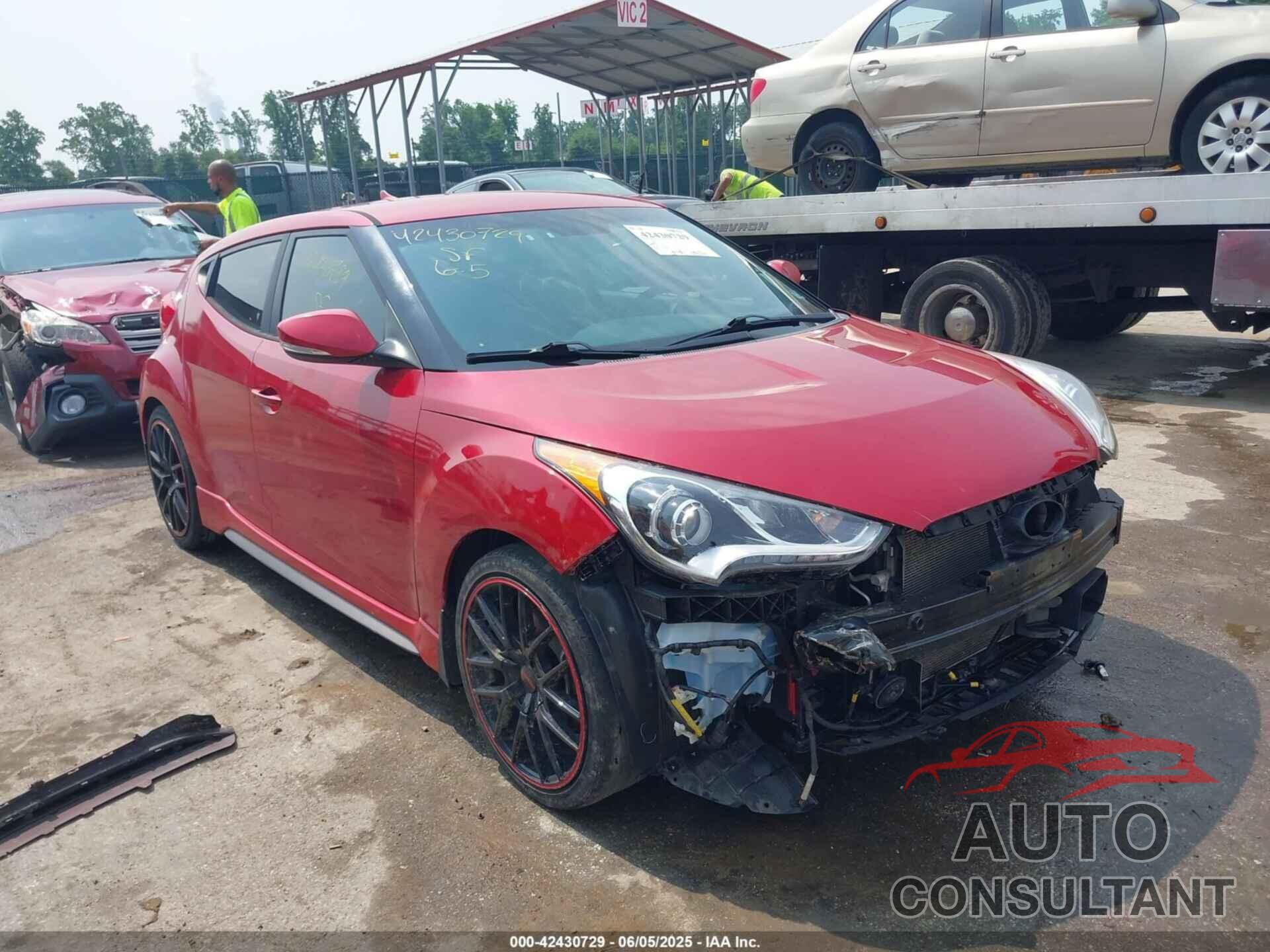 HYUNDAI VELOSTER 2016 - KMHTC6AE7GU258709