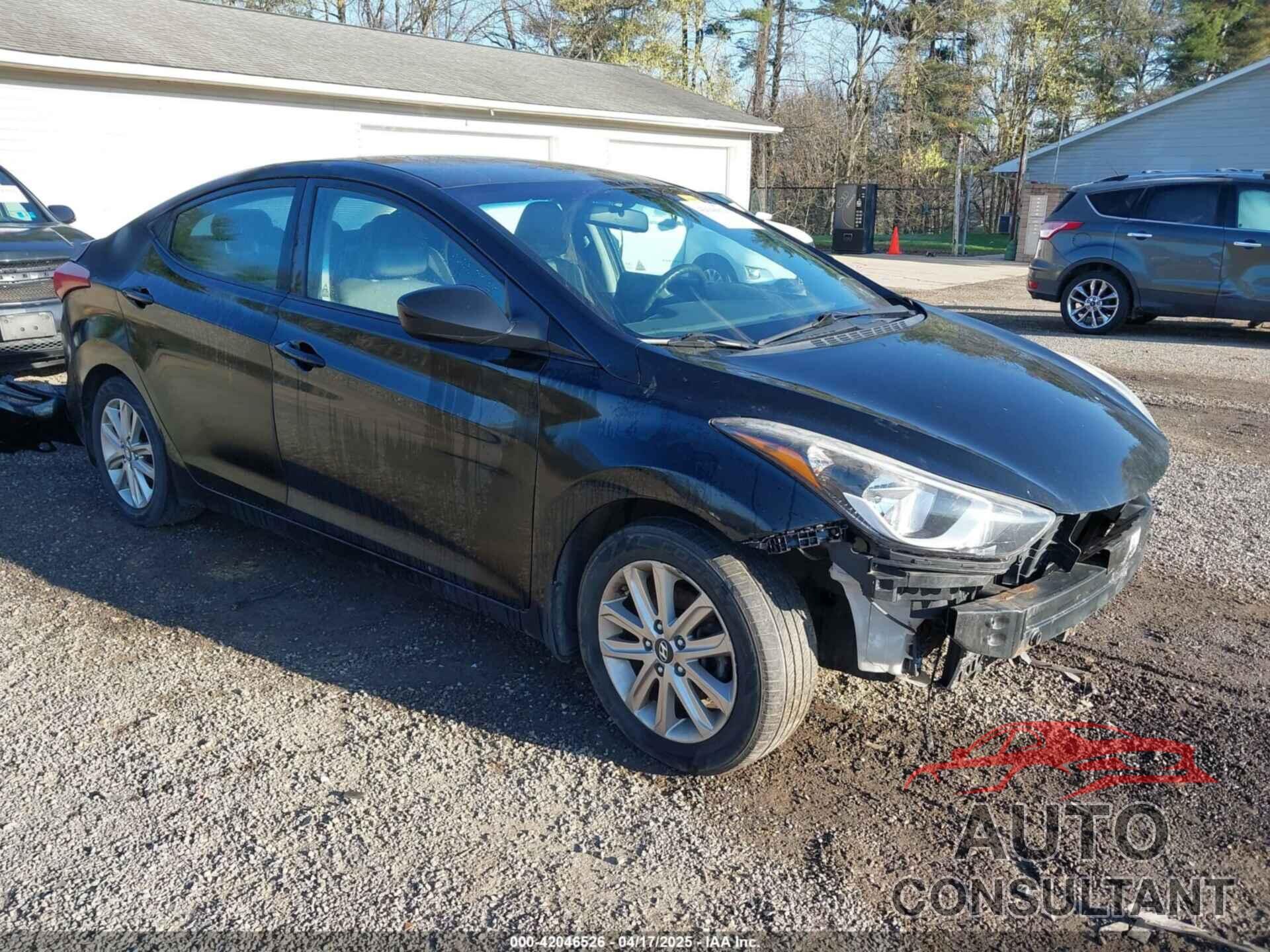 HYUNDAI ELANTRA 2014 - KMHDH4AE5EU172323
