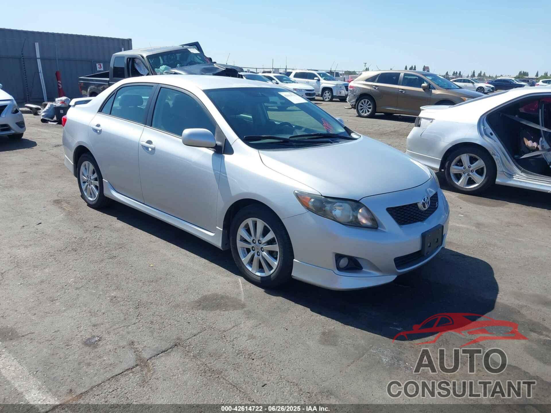 TOYOTA COROLLA 2009 - 1NXBU40E49Z125861