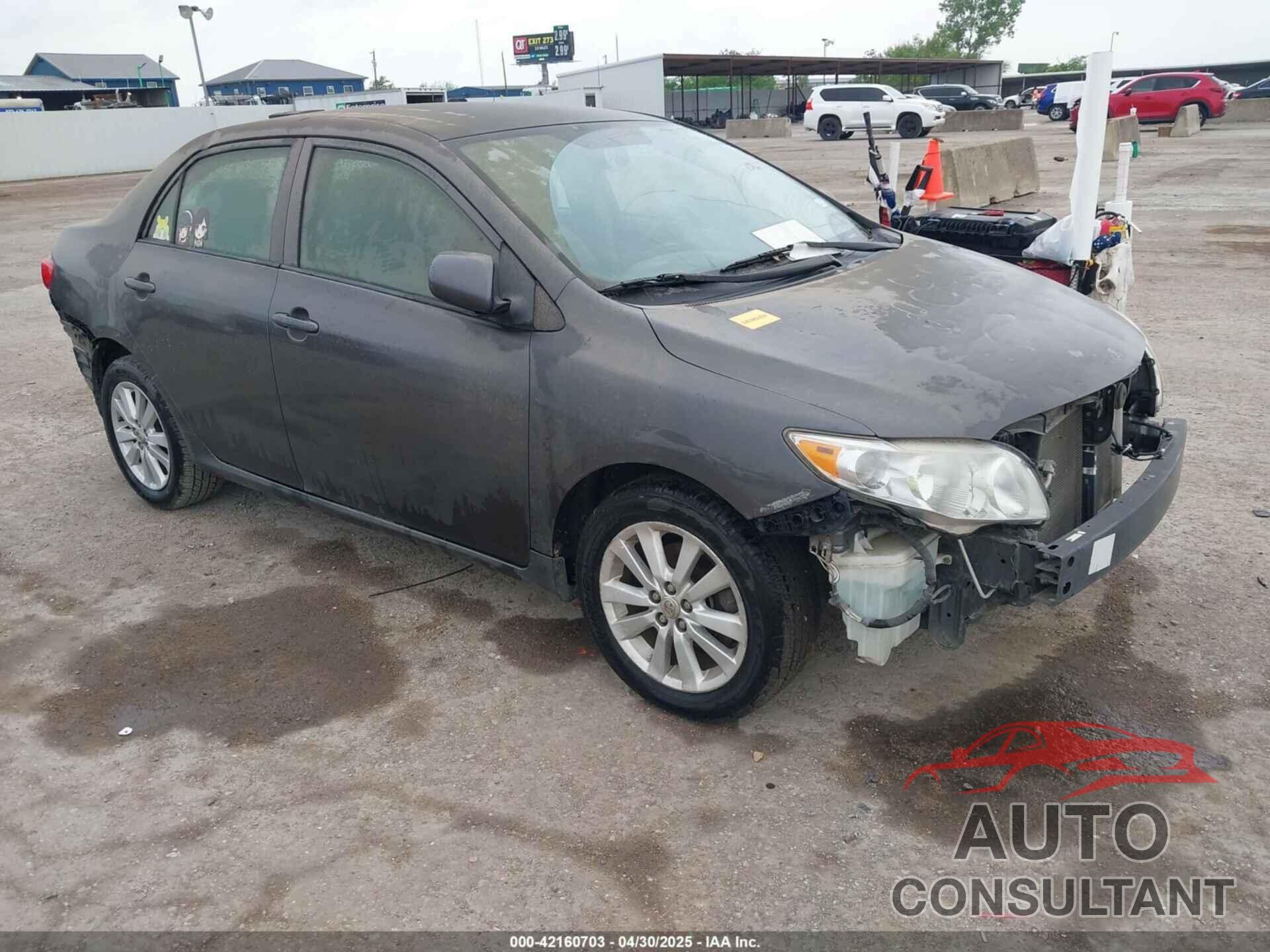 TOYOTA COROLLA 2009 - 1NXBU40E19Z049810
