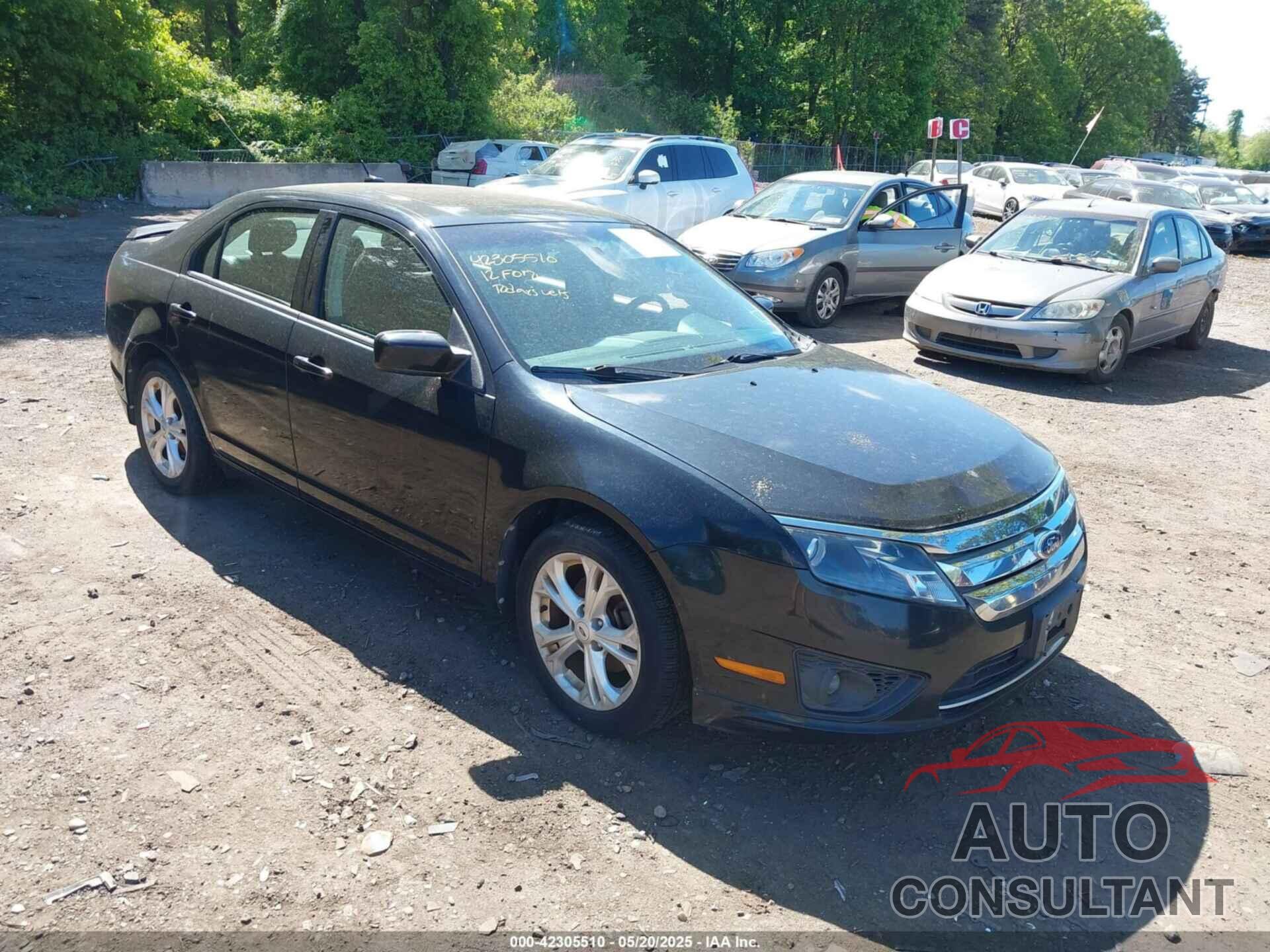 FORD FUSION 2012 - 3FAHP0HA9CR165499