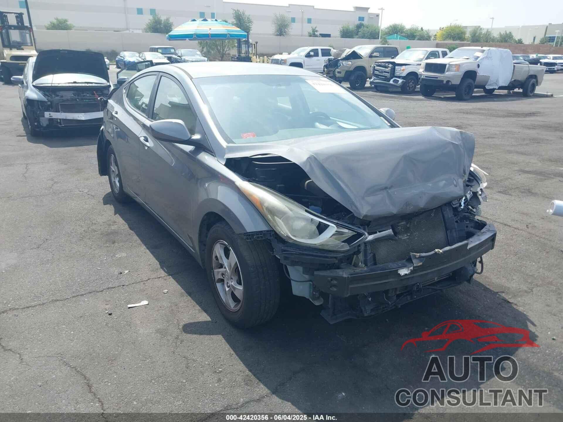 HYUNDAI ELANTRA 2014 - 5NPDH4AE6EH466716
