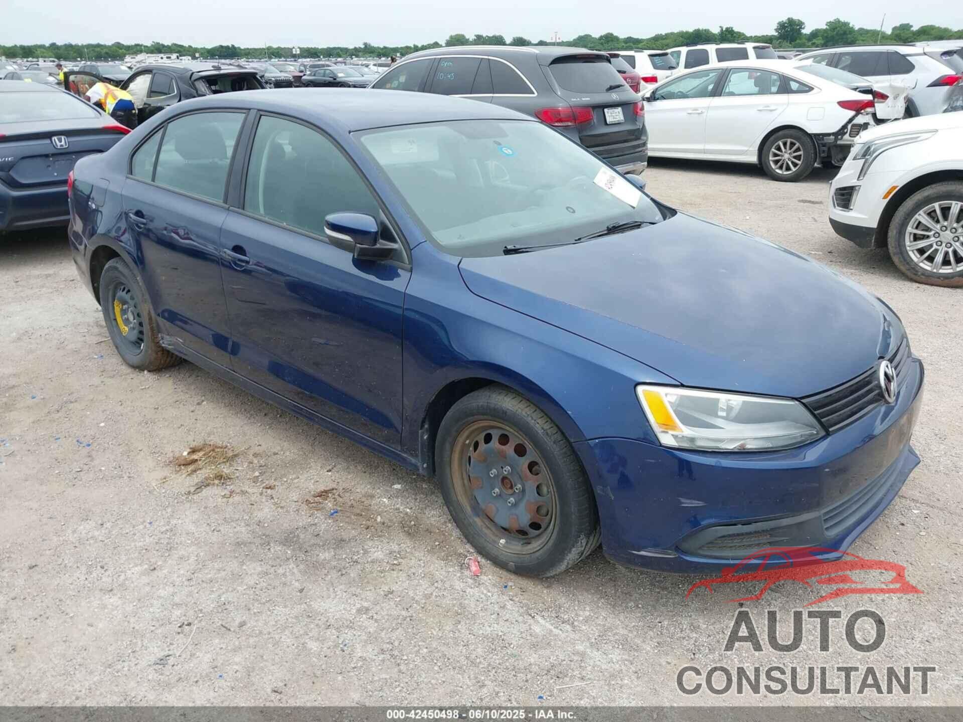 VOLKSWAGEN JETTA 2012 - 3VWDP7AJ4CM332776