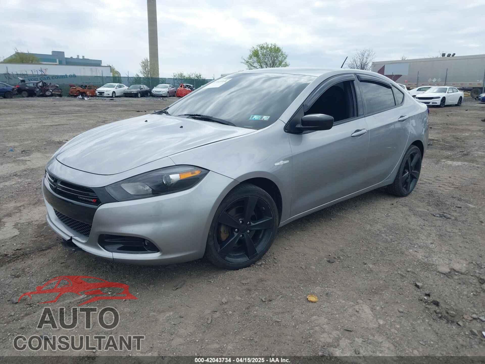 DODGE DART 2015 - 1C3CDFBB2FD200600