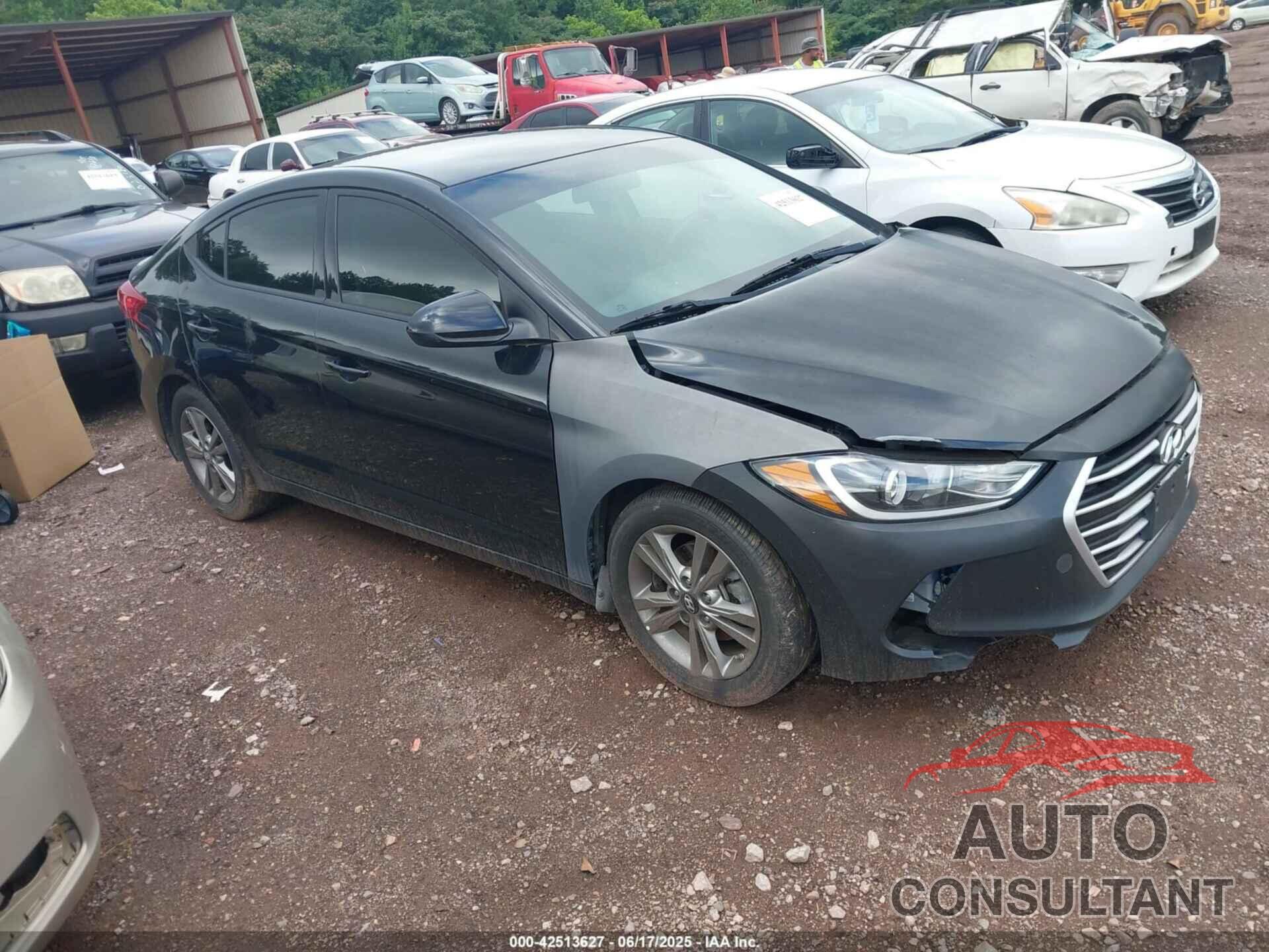 HYUNDAI ELANTRA 2018 - 5NPD84LF3JH254808