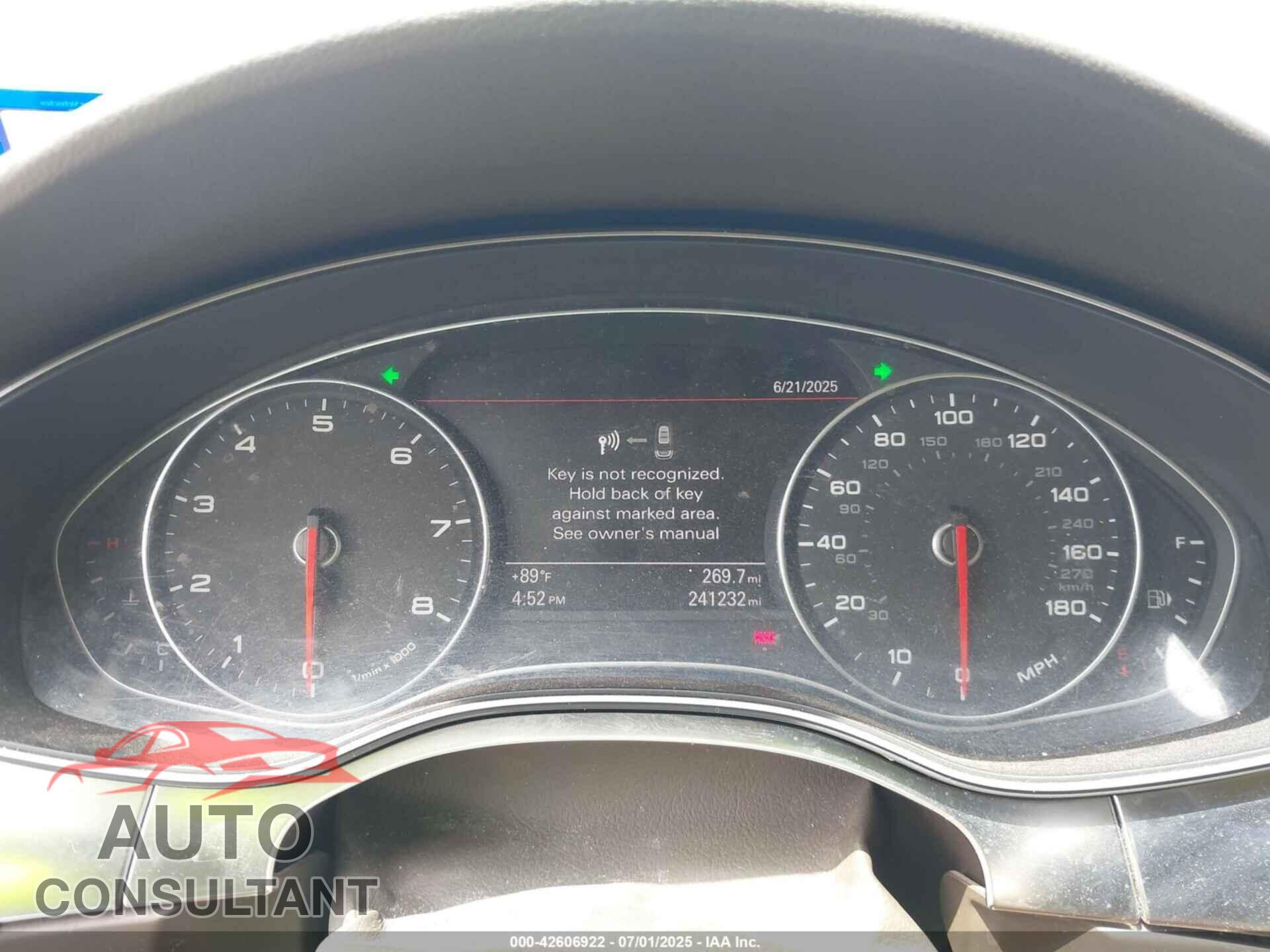 AUDI A6 2013 - WAUDFAFC8DN063408