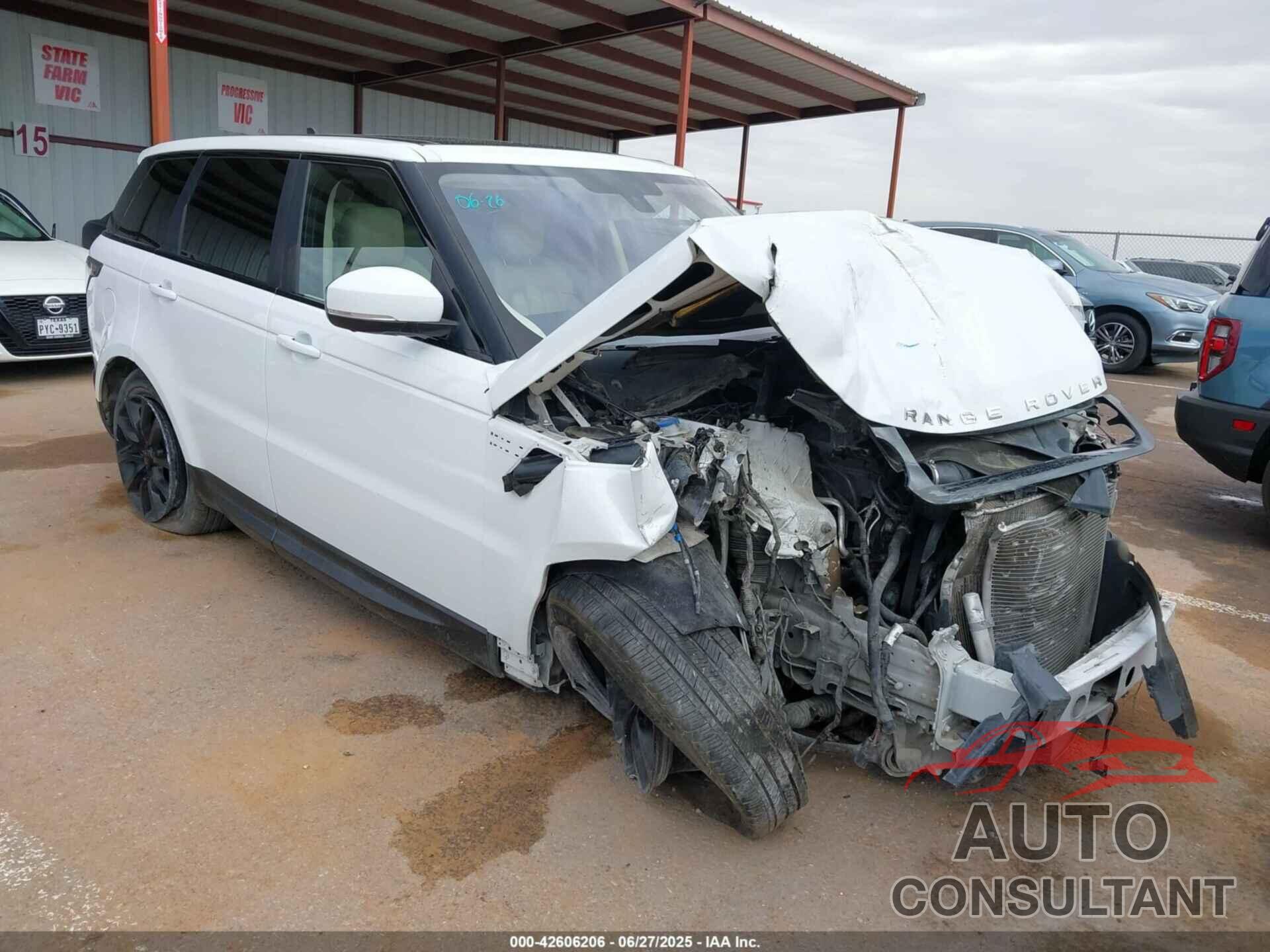 LAND ROVER RANGE ROVER SPORT 2016 - SALWR2VF3GA567681