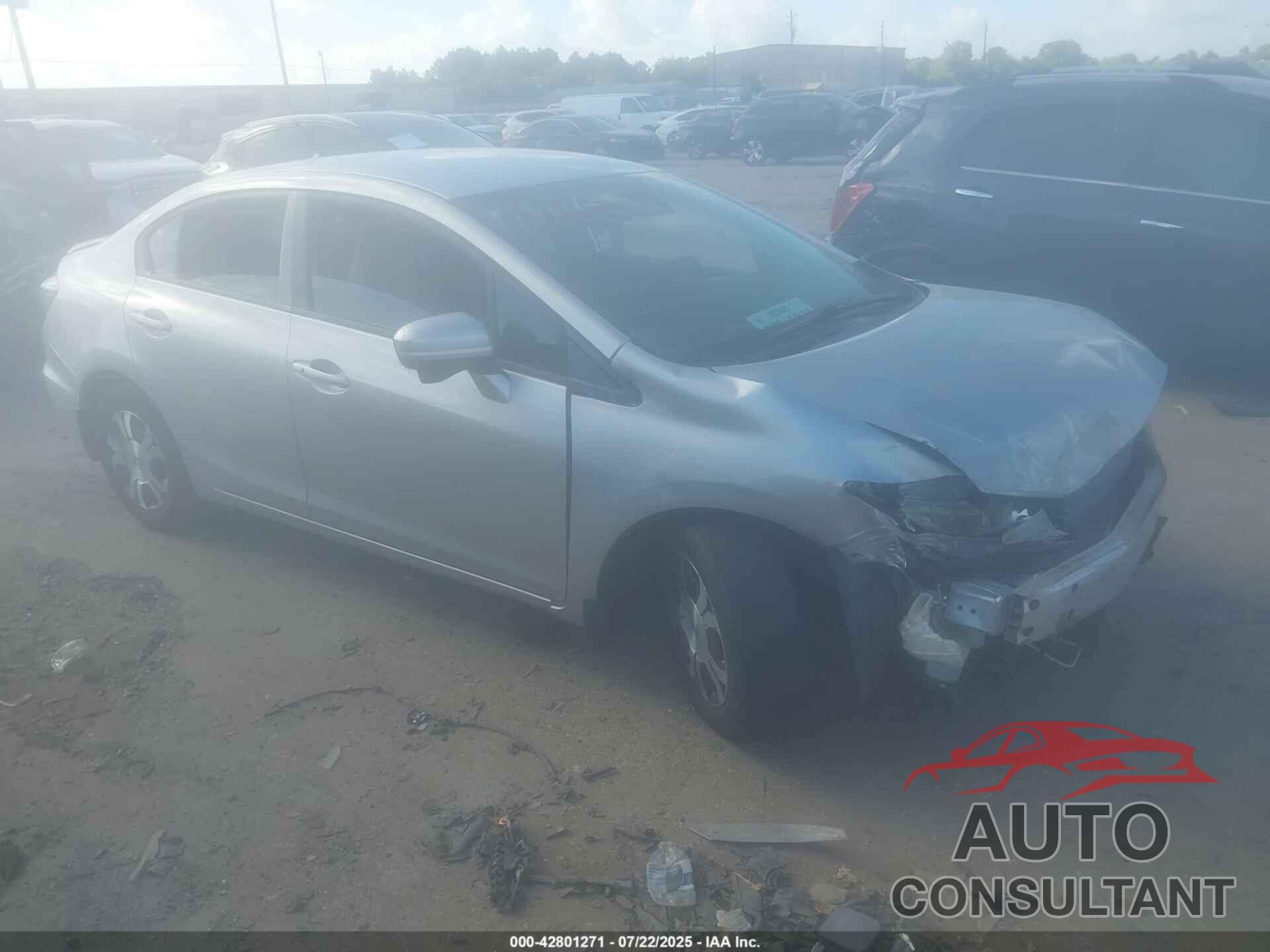 HONDA CIVIC HYBRID 2015 - 19XFB4F25FE000015