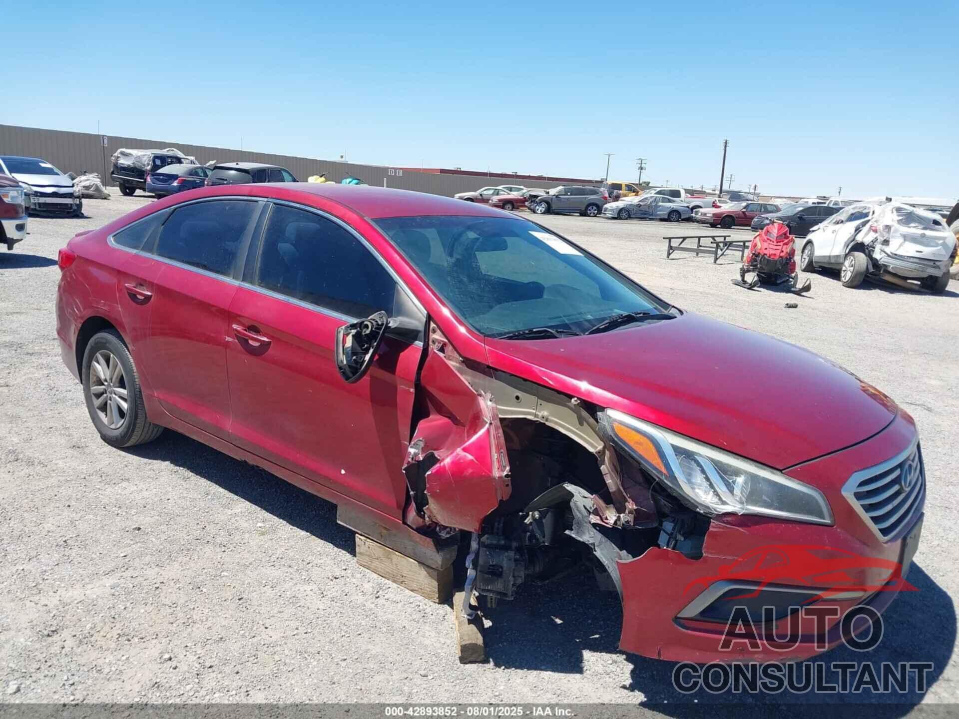 HYUNDAI SONATA 2016 - 5NPE24AF6GH403097
