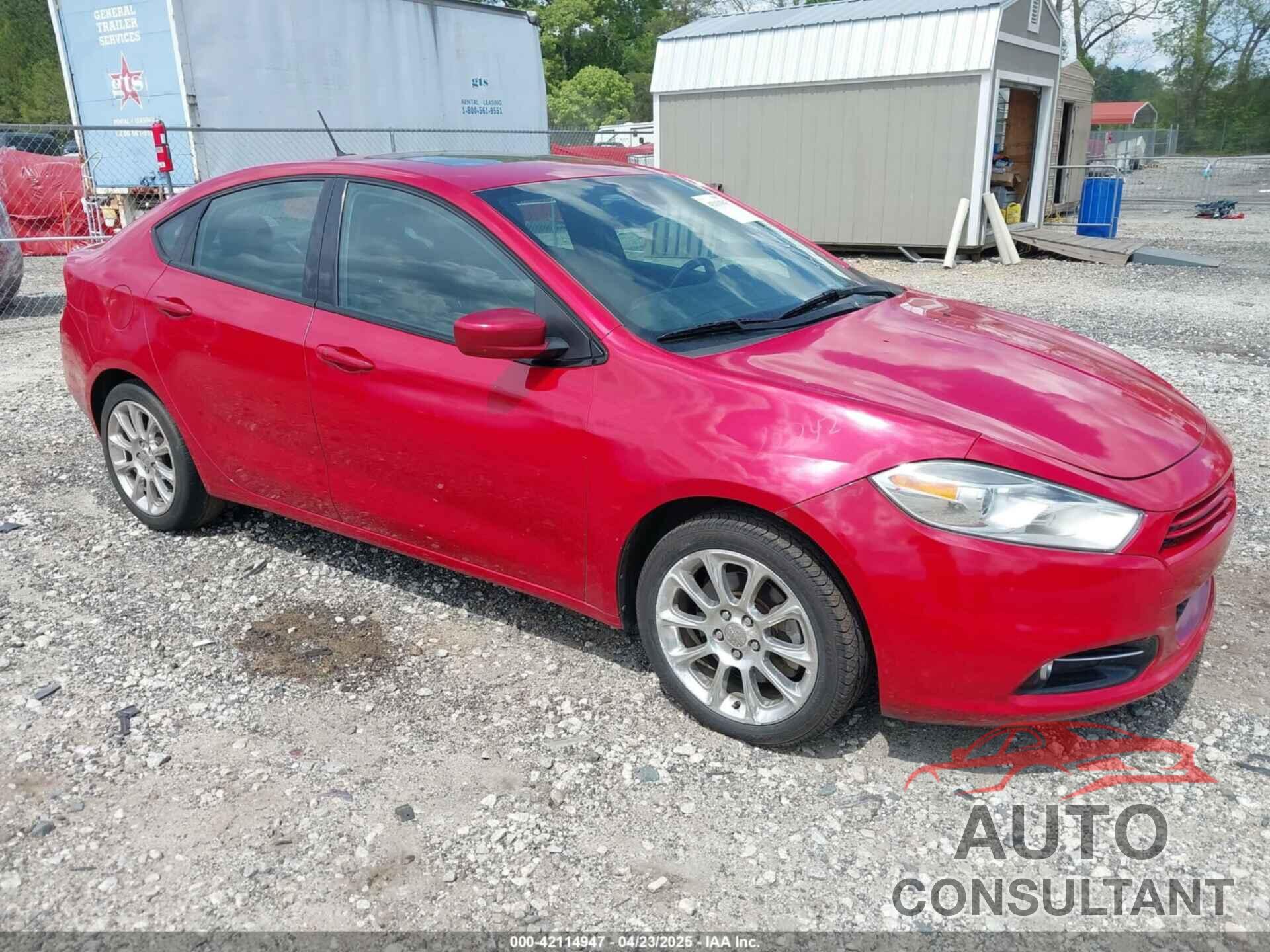 DODGE DART 2014 - 1C3CDFEB4ED826630