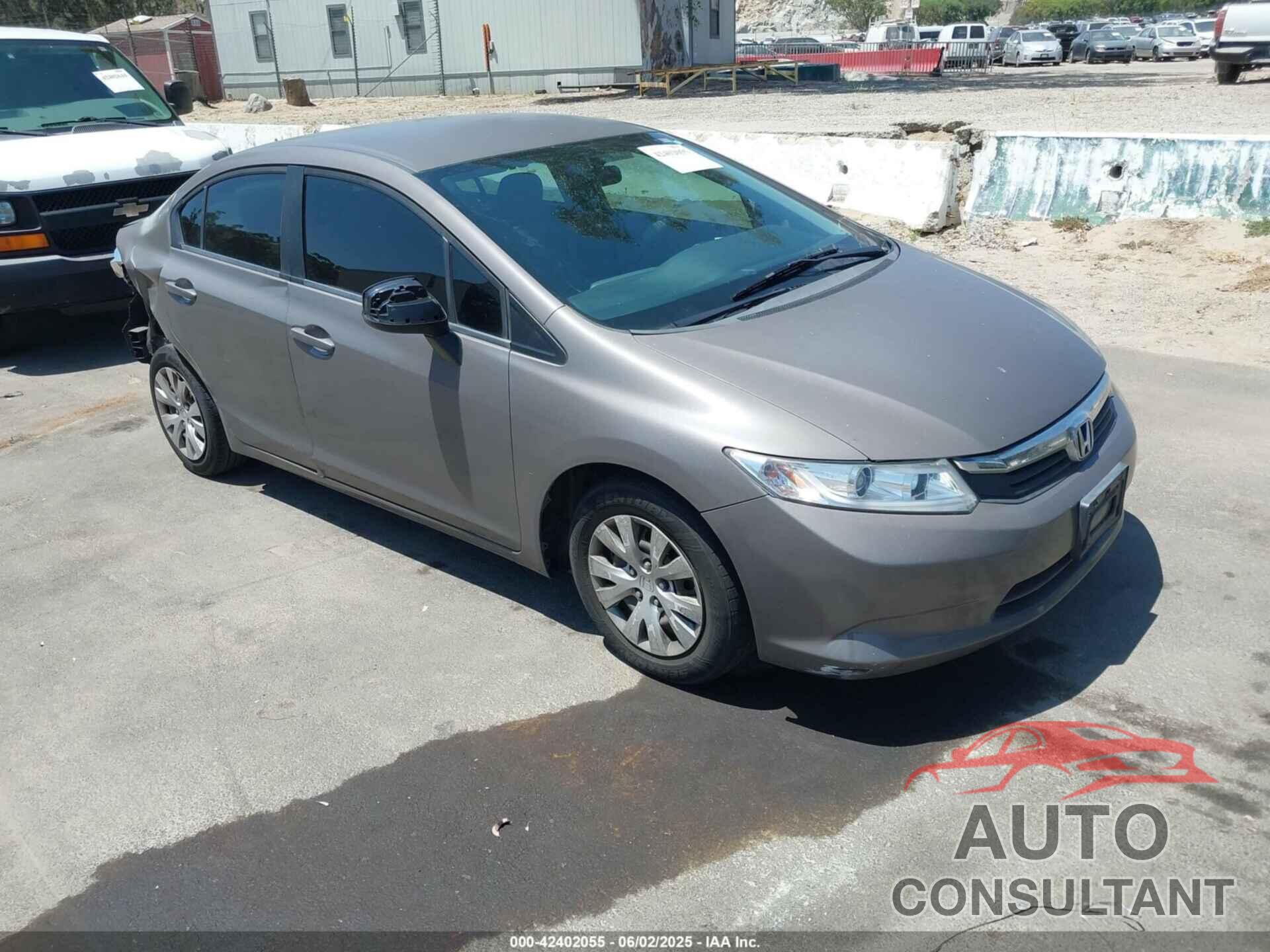 HONDA CIVIC 2012 - 2HGFB2F5XCH594634