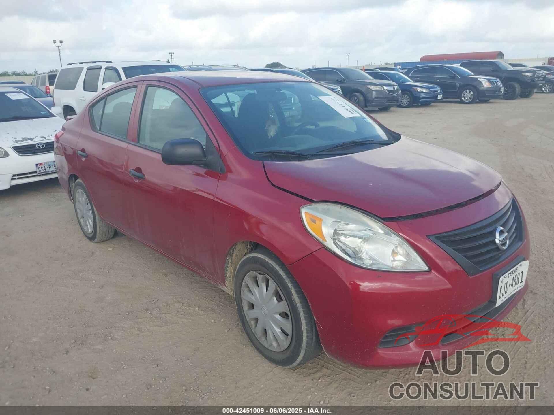 NISSAN VERSA 2014 - 3N1CN7AP9EL826765