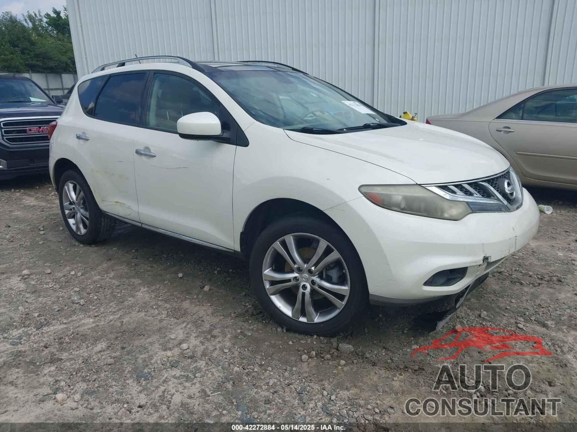 NISSAN MURANO 2011 - JN8AZ1MU3BW053308