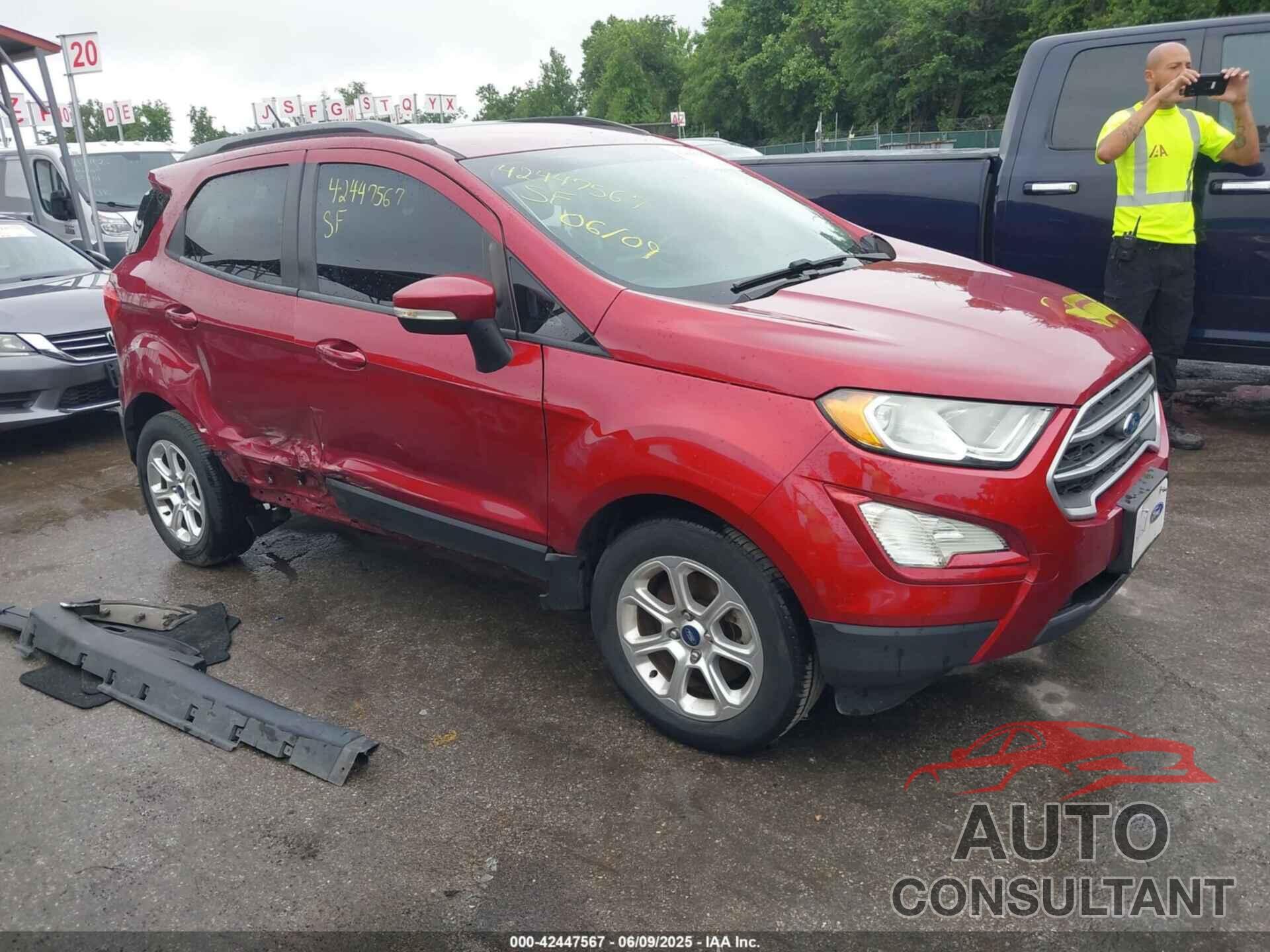 FORD ECOSPORT 2018 - MAJ3P1TE1JC204320