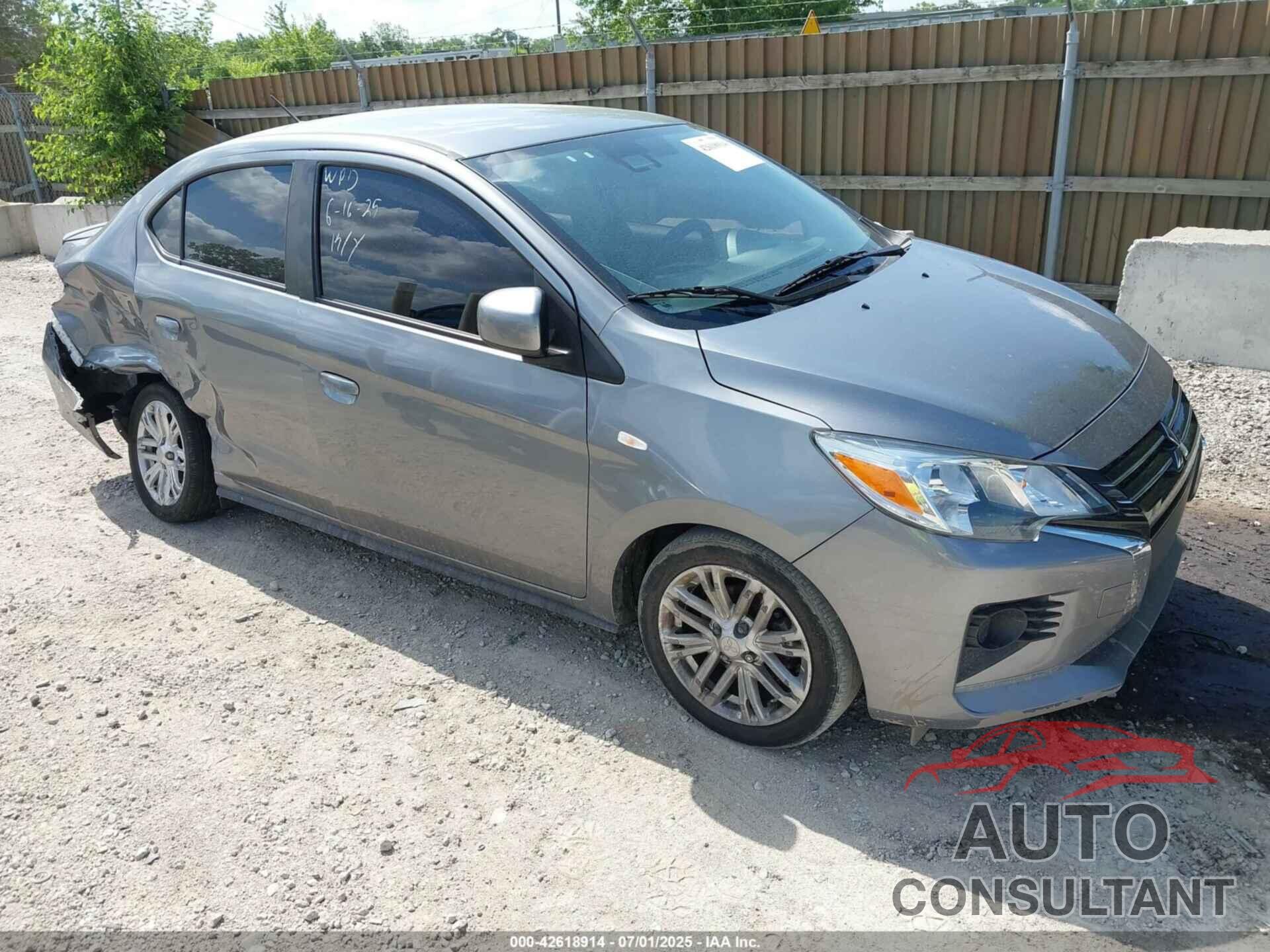 MITSUBISHI MIRAGE 2022 - ML32FUFJ5NHF05500