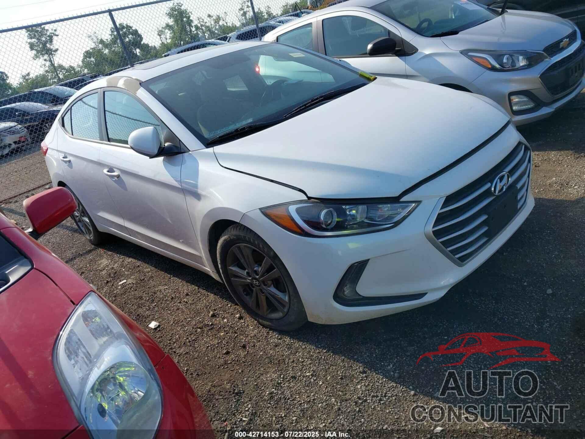 HYUNDAI ELANTRA 2017 - 5NPD84LF0HH161206