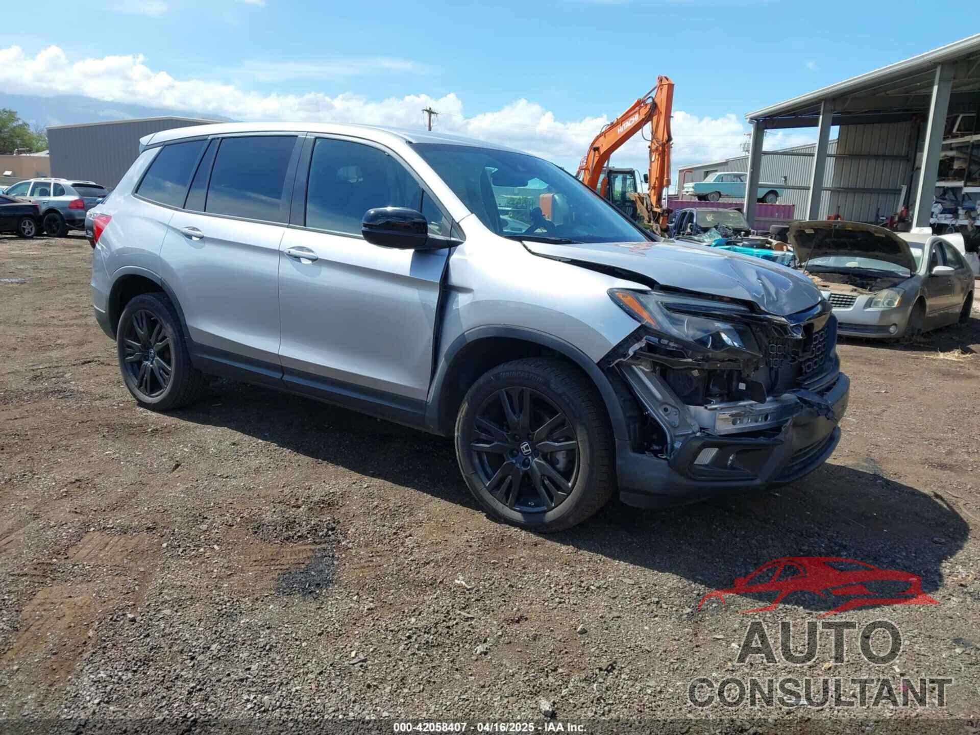 HONDA PASSPORT 2021 - 5FNYF8H22MB000451