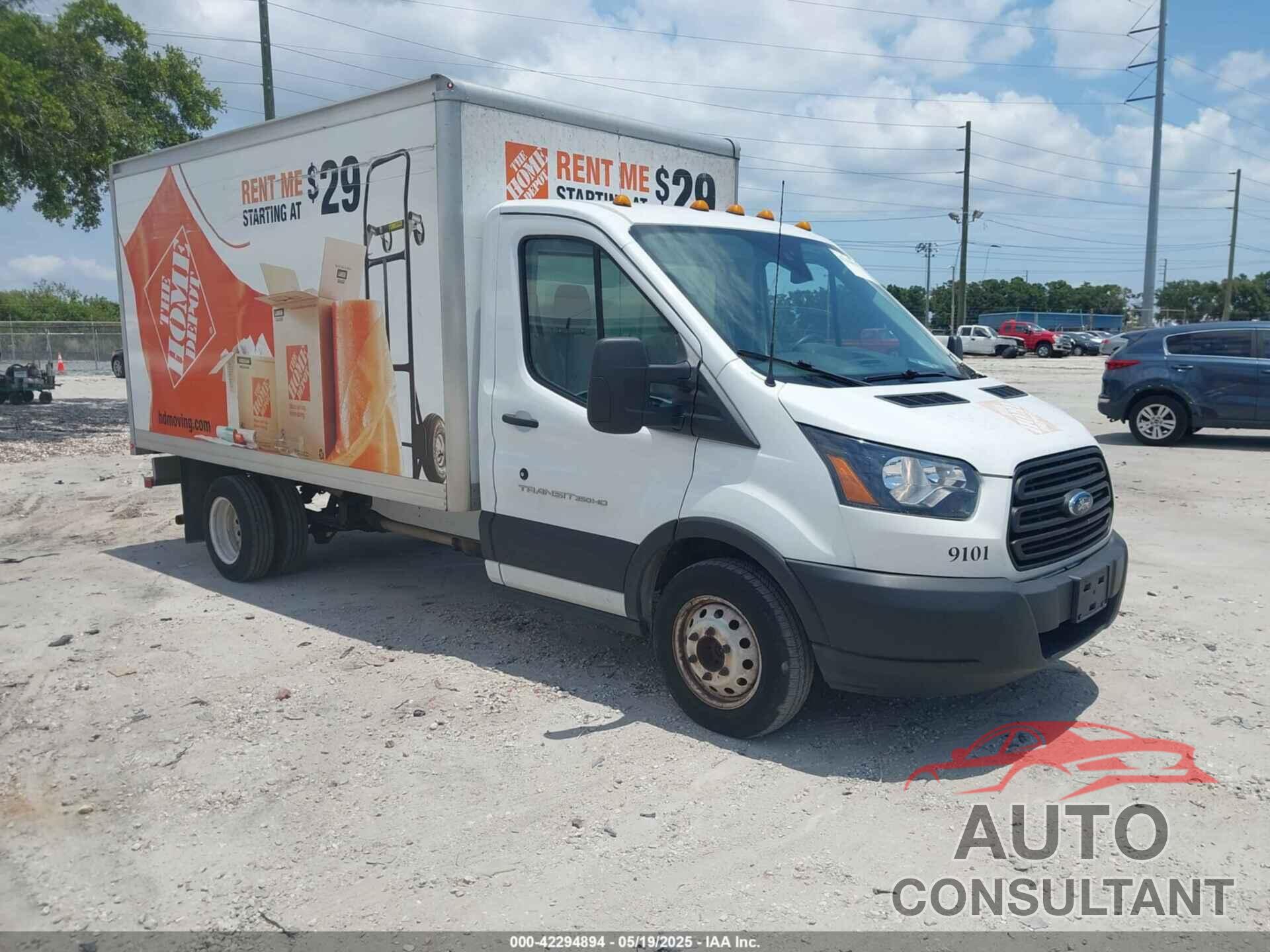 FORD TRANSIT-350 CAB 2019 - 1FDBF8ZM6KKA67975