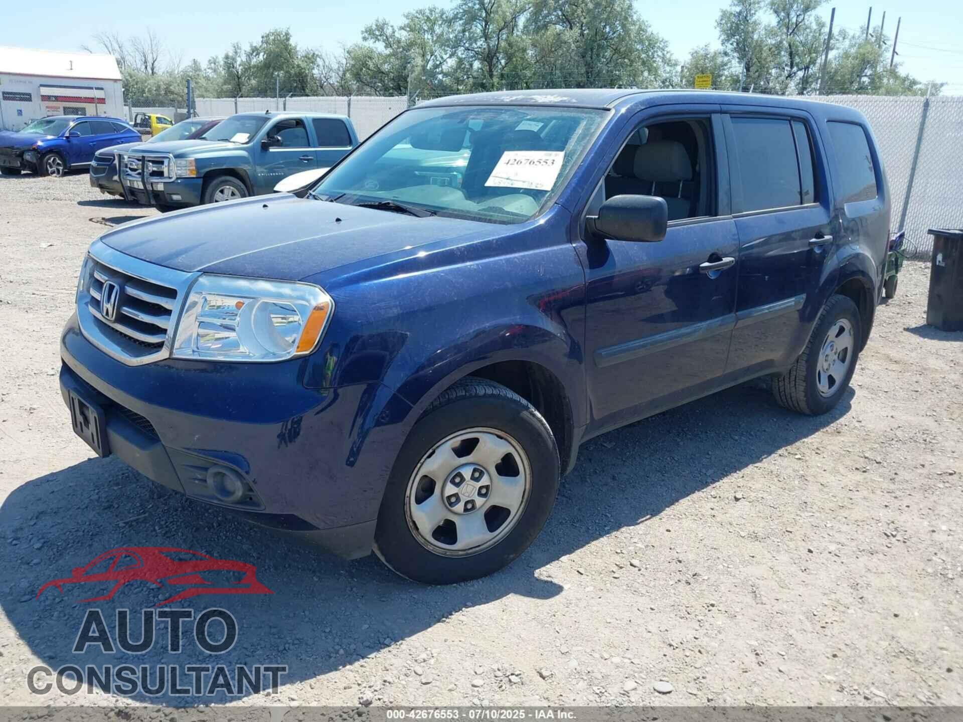HONDA PILOT 2014 - 5FNYF4H29EB030900
