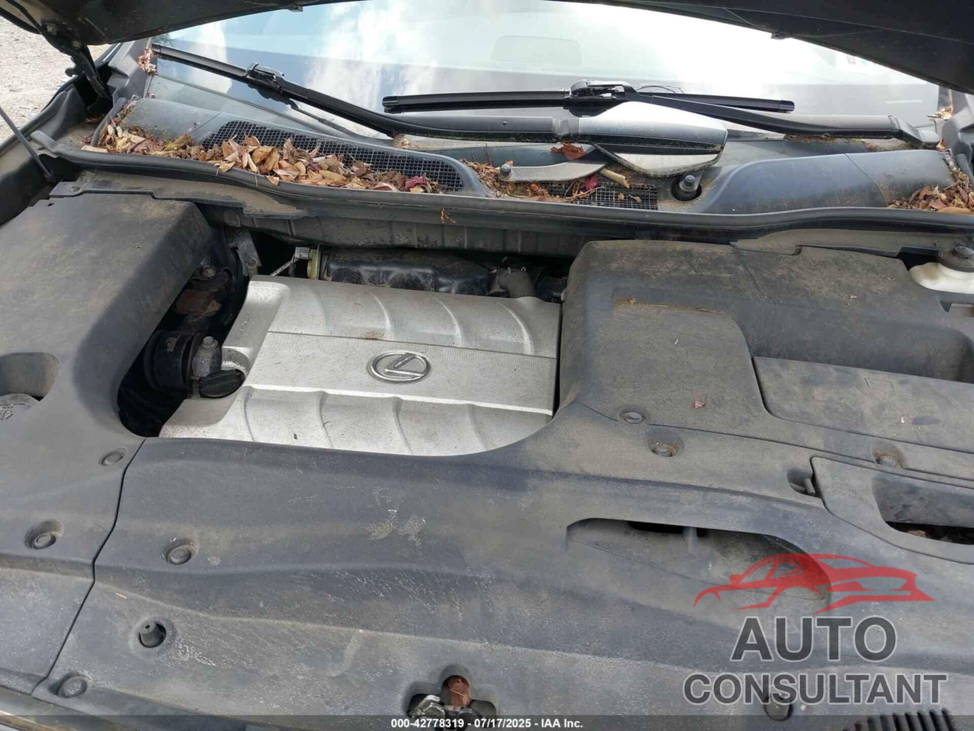 LEXUS RX 350 2010 - 2T2BK1BA5AC030838