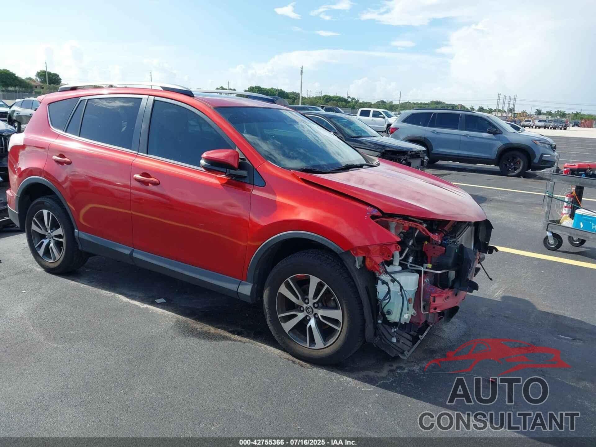 TOYOTA RAV4 2017 - JTMWFREV3HJ125680
