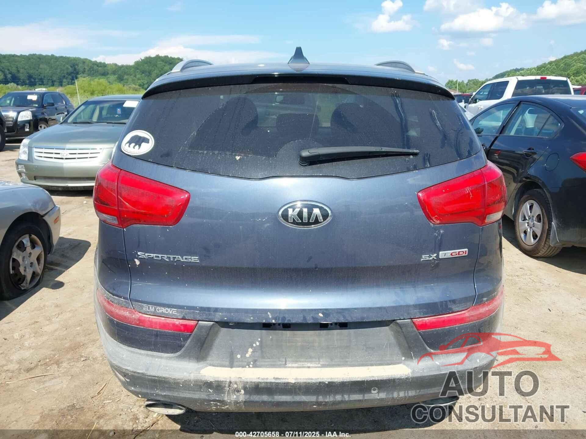 KIA SPORTAGE 2016 - KNDPCCA6XG7815656