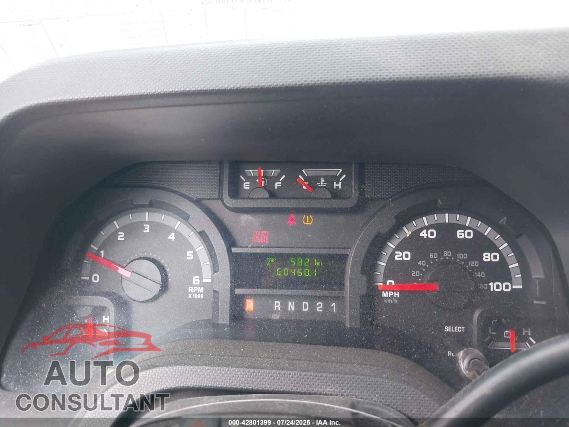 FORD E-150 2012 - 1FTNE1EWXCDB13624