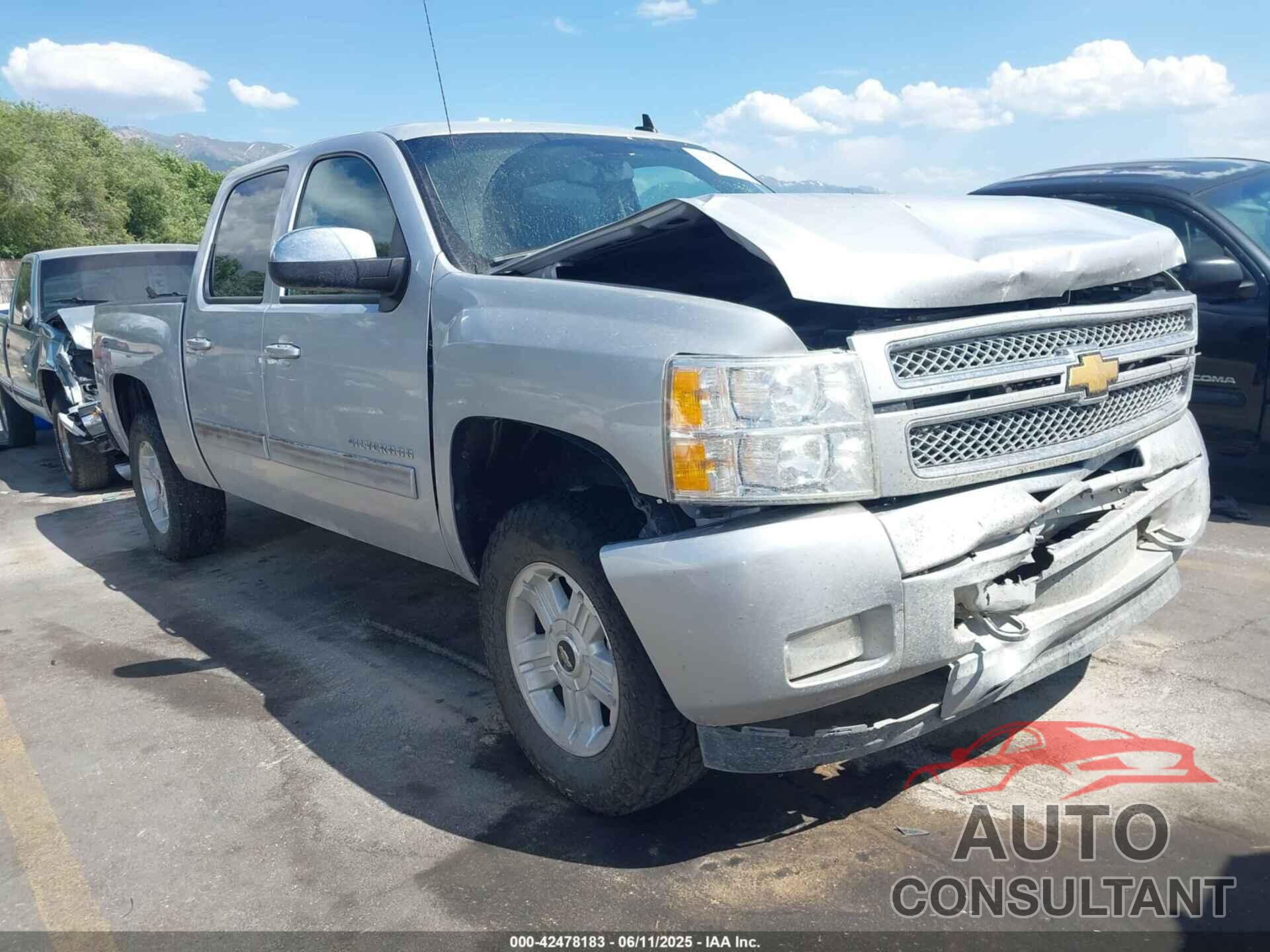 CHEVROLET SILVERADO 1500 2013 - 3GCPKSE7XDG106404