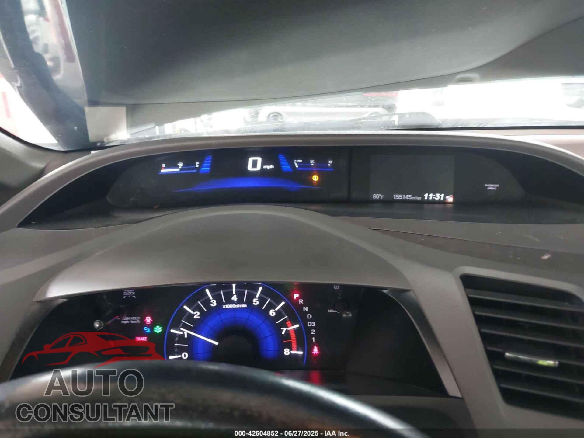HONDA CIVIC 2012 - 19XFB2F82CE361027