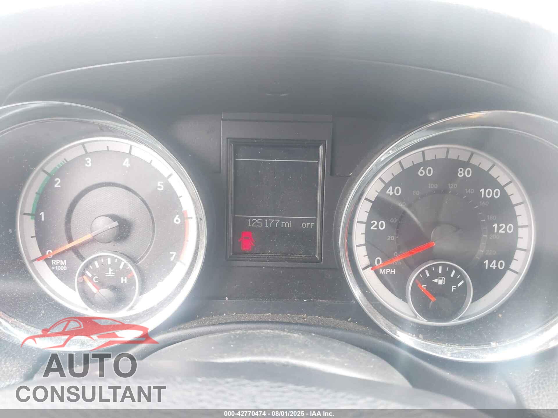 DODGE DURANGO 2012 - 1C4SDHDT7CC247597