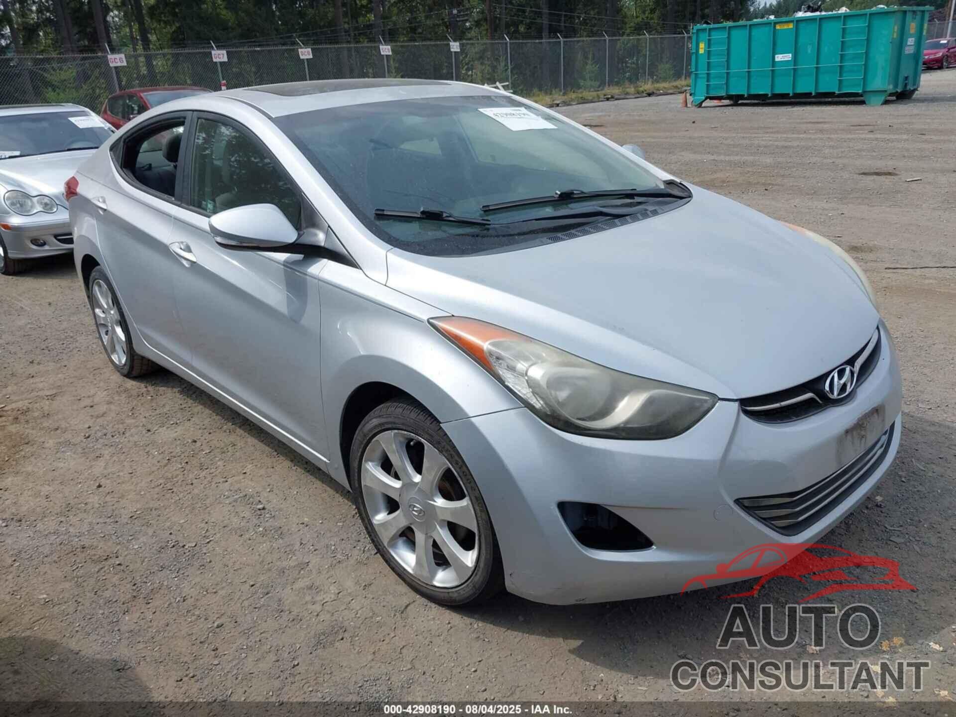 HYUNDAI ELANTRA 2011 - 5NPDH4AE7BH019324