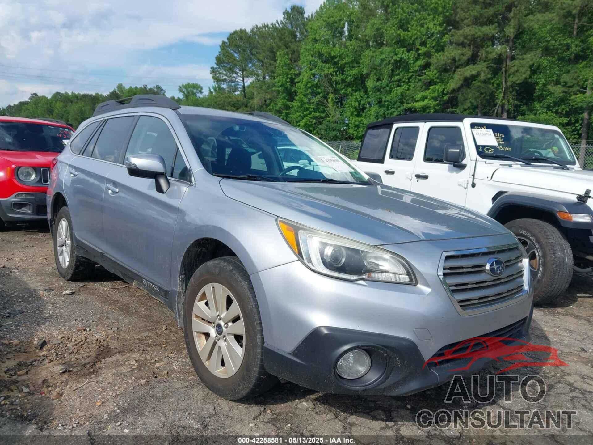 SUBARU OUTBACK 2015 - 4S4BSAFC0F3270830