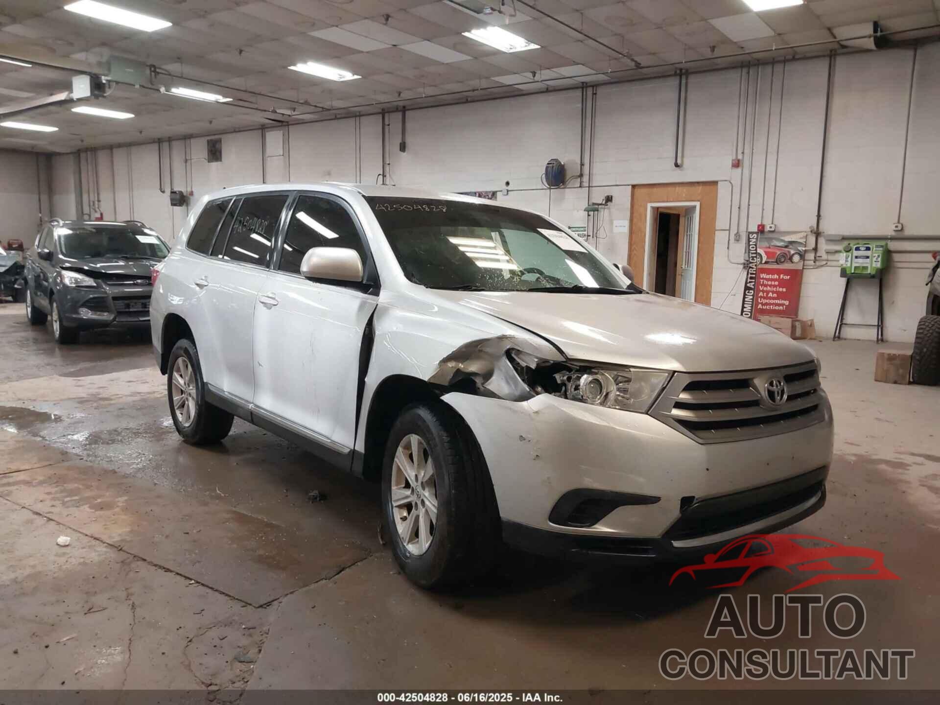 TOYOTA HIGHLANDER 2013 - 5TDBK3EH1DS239689