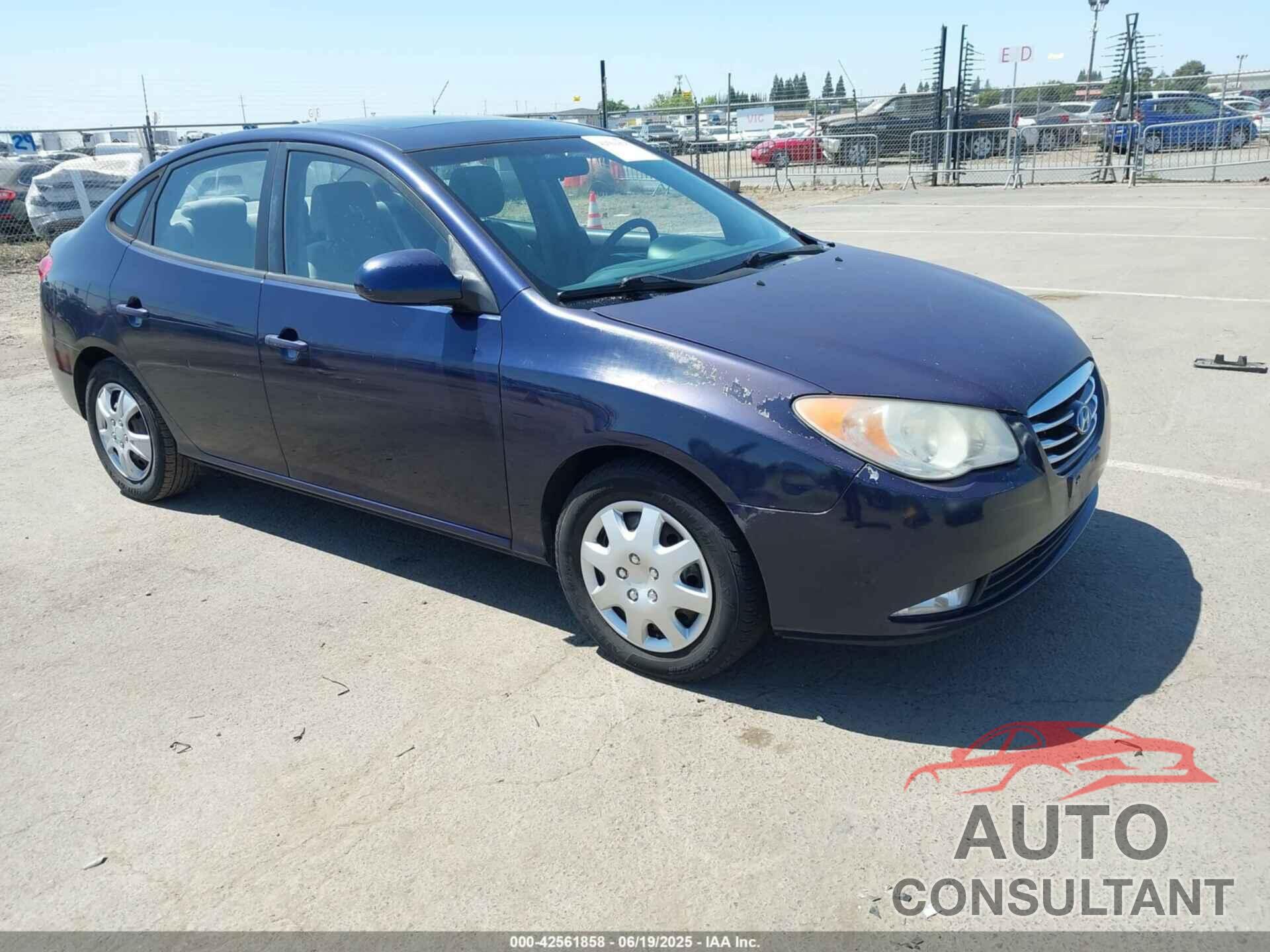 HYUNDAI ELANTRA 2010 - KMHDU4AD9AU103423