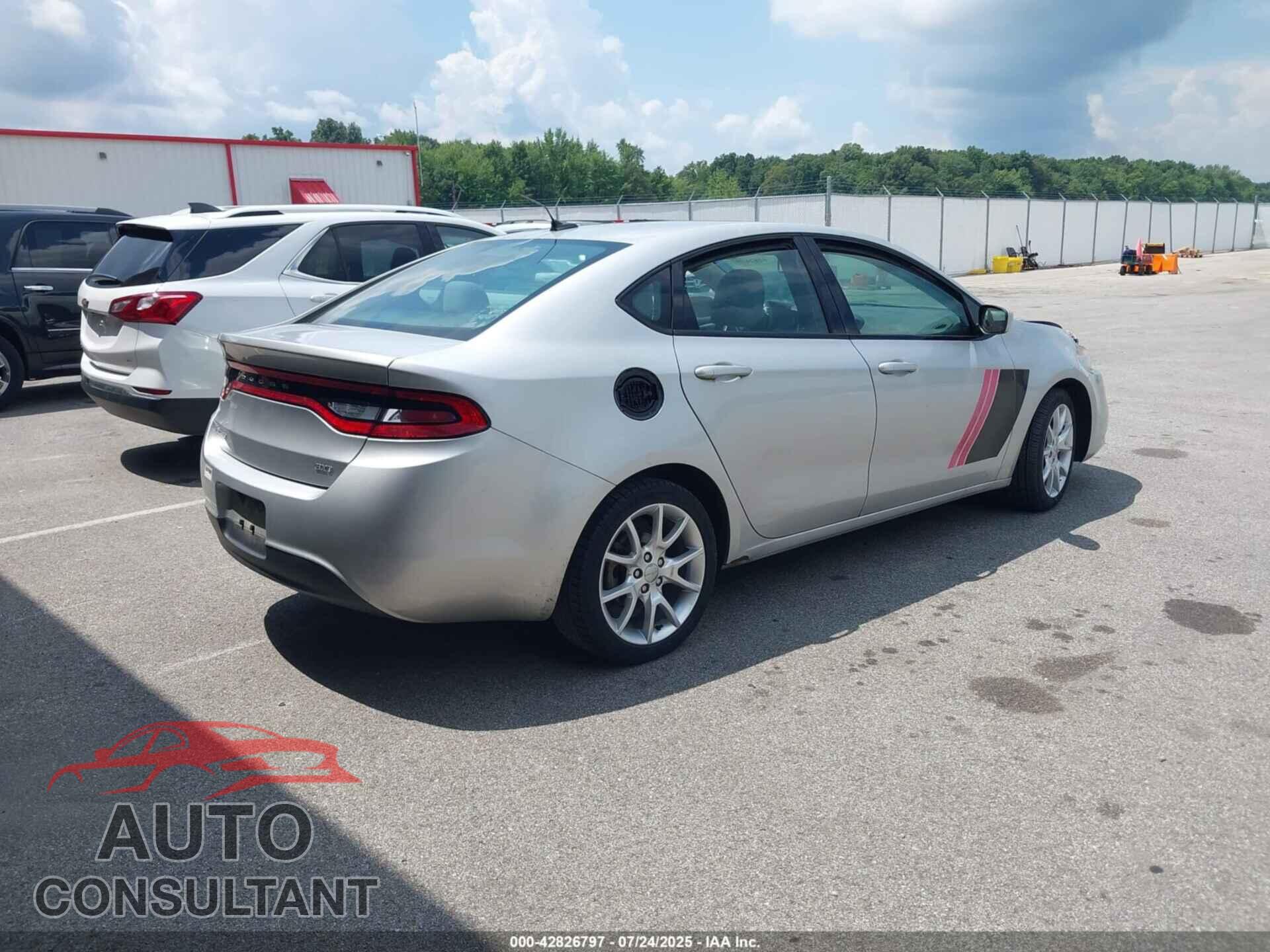 DODGE DART 2013 - 1C3CDFBA4DD118968
