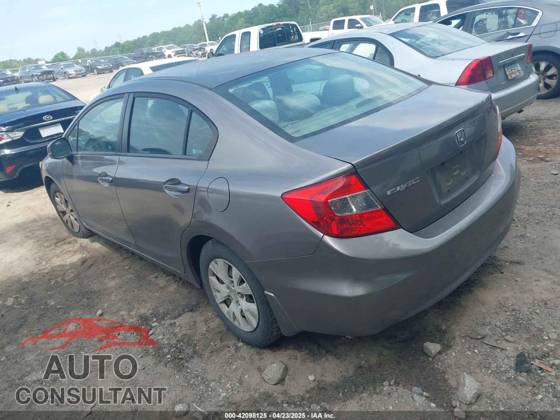 HONDA CIVIC 2012 - 2HGFB2F57CH535279