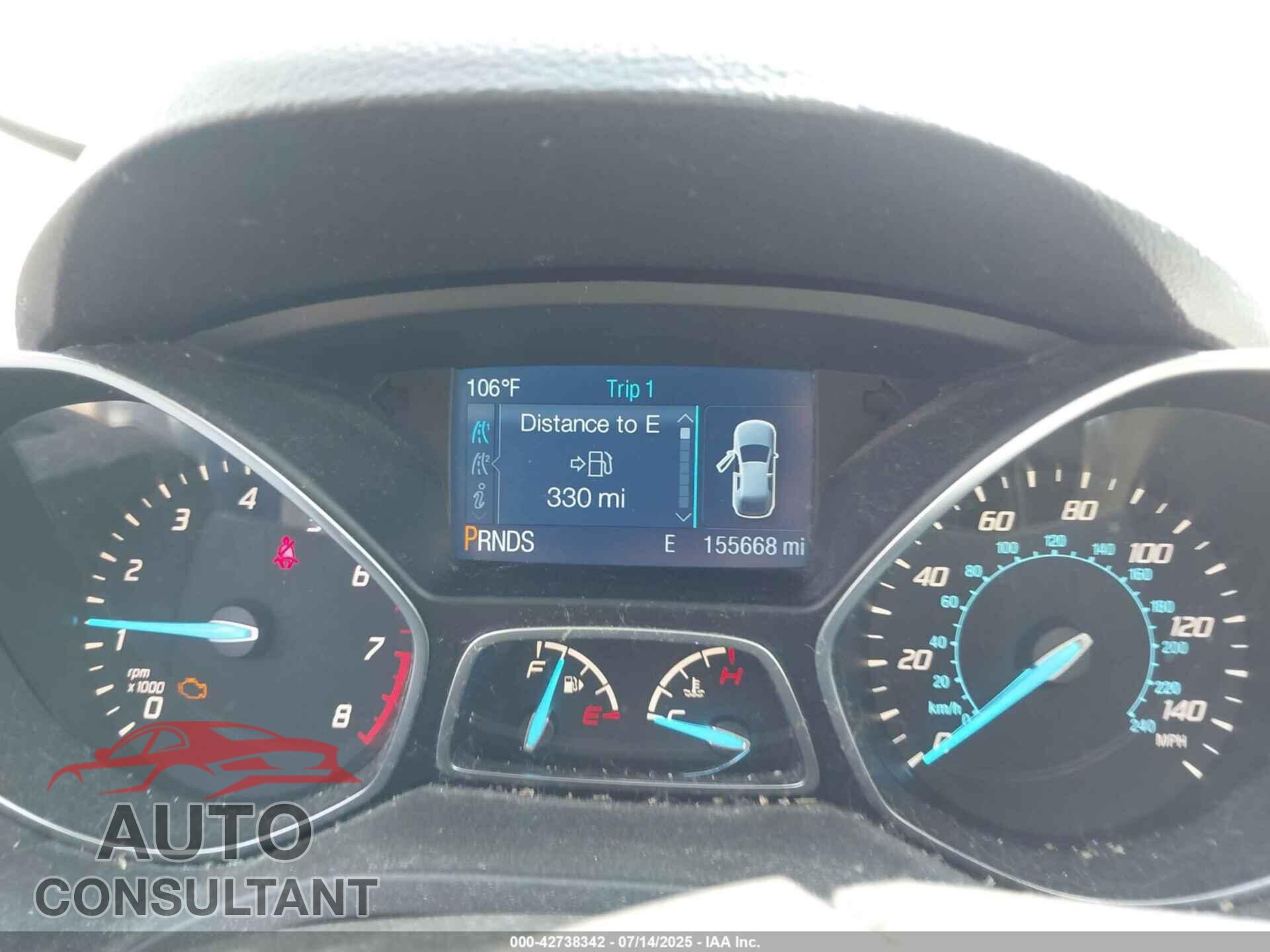 FORD ESCAPE 2014 - 1FMCU0GX2EUD73296