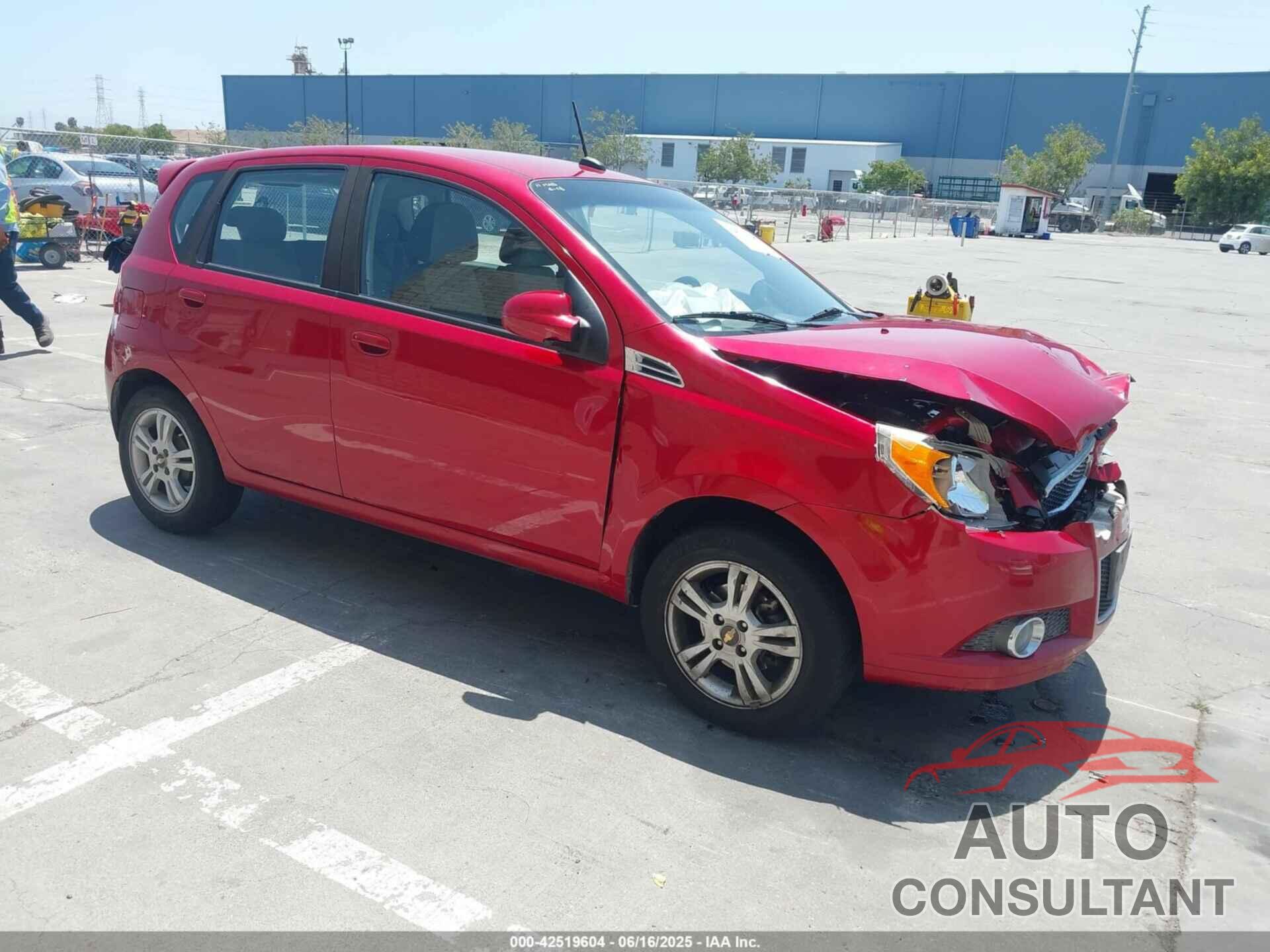 CHEVROLET AVEO 2011 - KL1TG6DE5BB214921