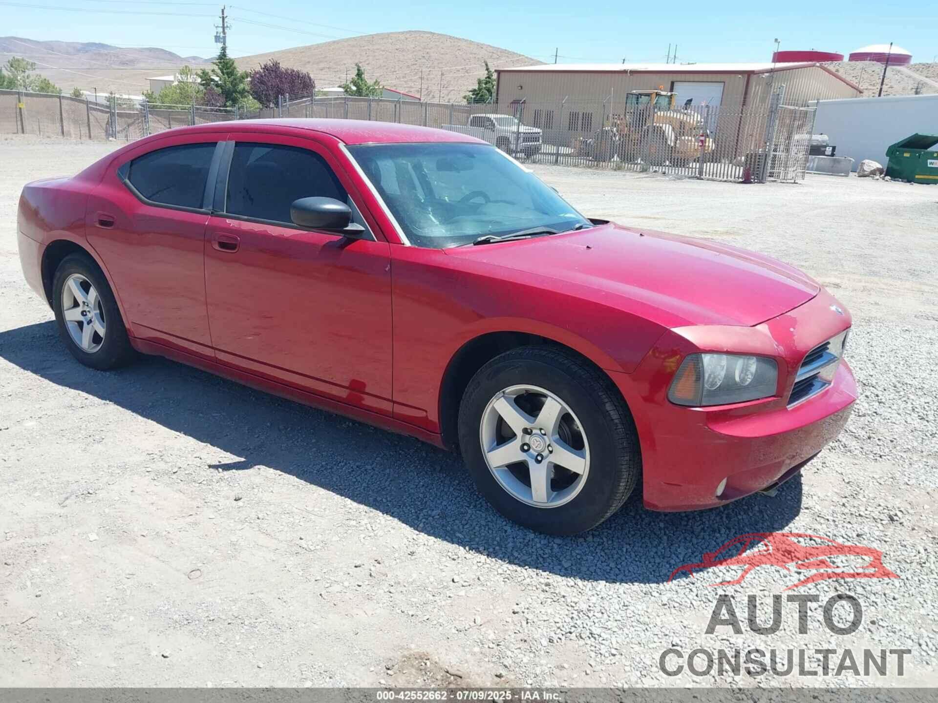 DODGE CHARGER 2009 - 2B3KA33V79H627321