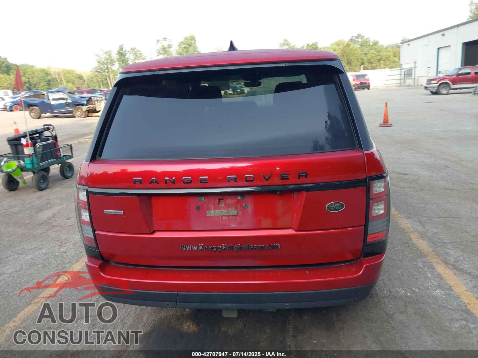 LAND ROVER RANGE ROVER 2017 - SALGS5FE4HA377535