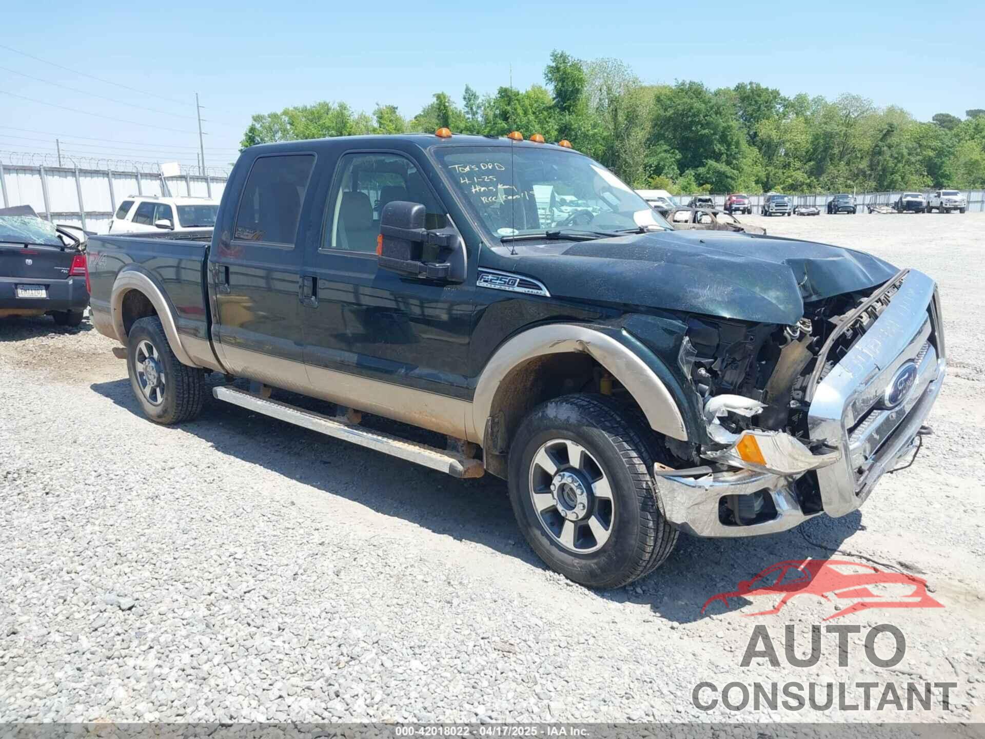 FORD F-250 2012 - 1FT7W2B67CEB89005