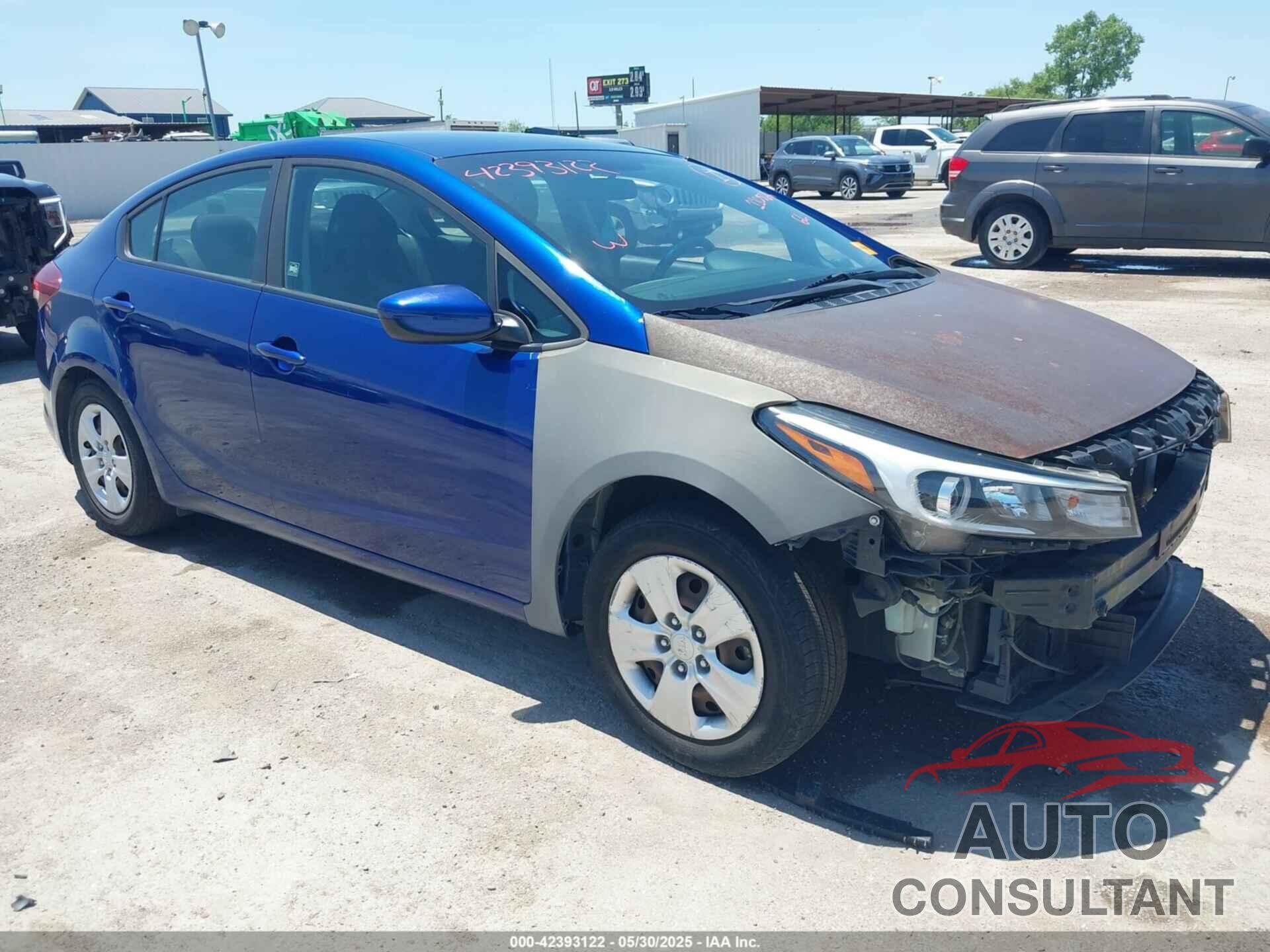 KIA FORTE 2017 - 3KPFK4A71HE107178