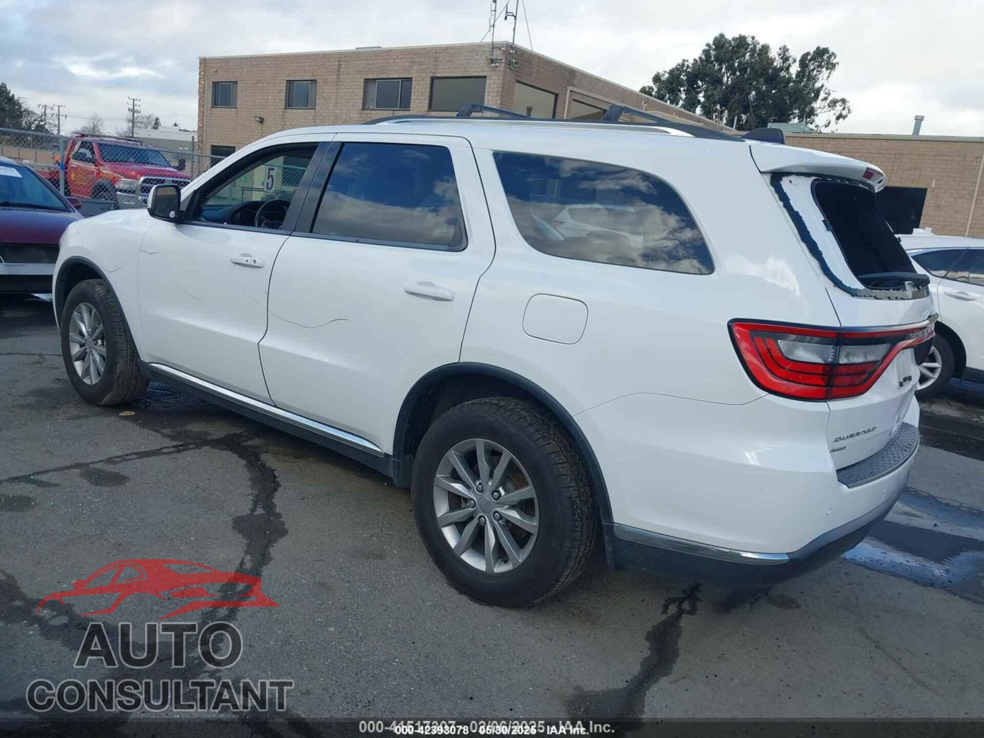 DODGE DURANGO 2017 - 1C4RDJAG0HC752868
