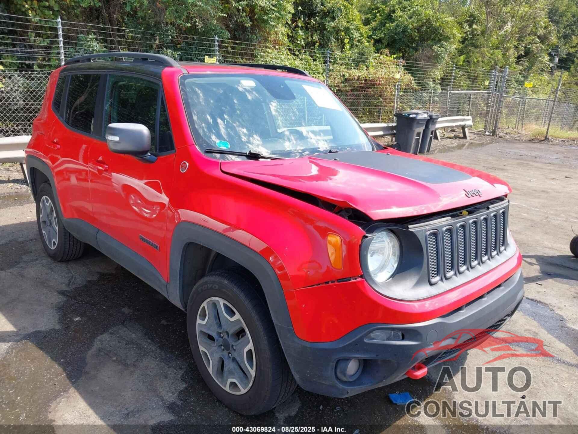 JEEP RENEGADE 2016 - ZACCJBCT9GPC76645