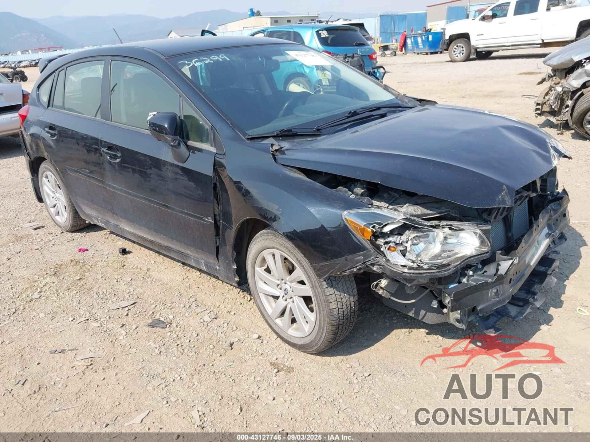 SUBARU IMPREZA 2015 - JF1GPAC66F8330760